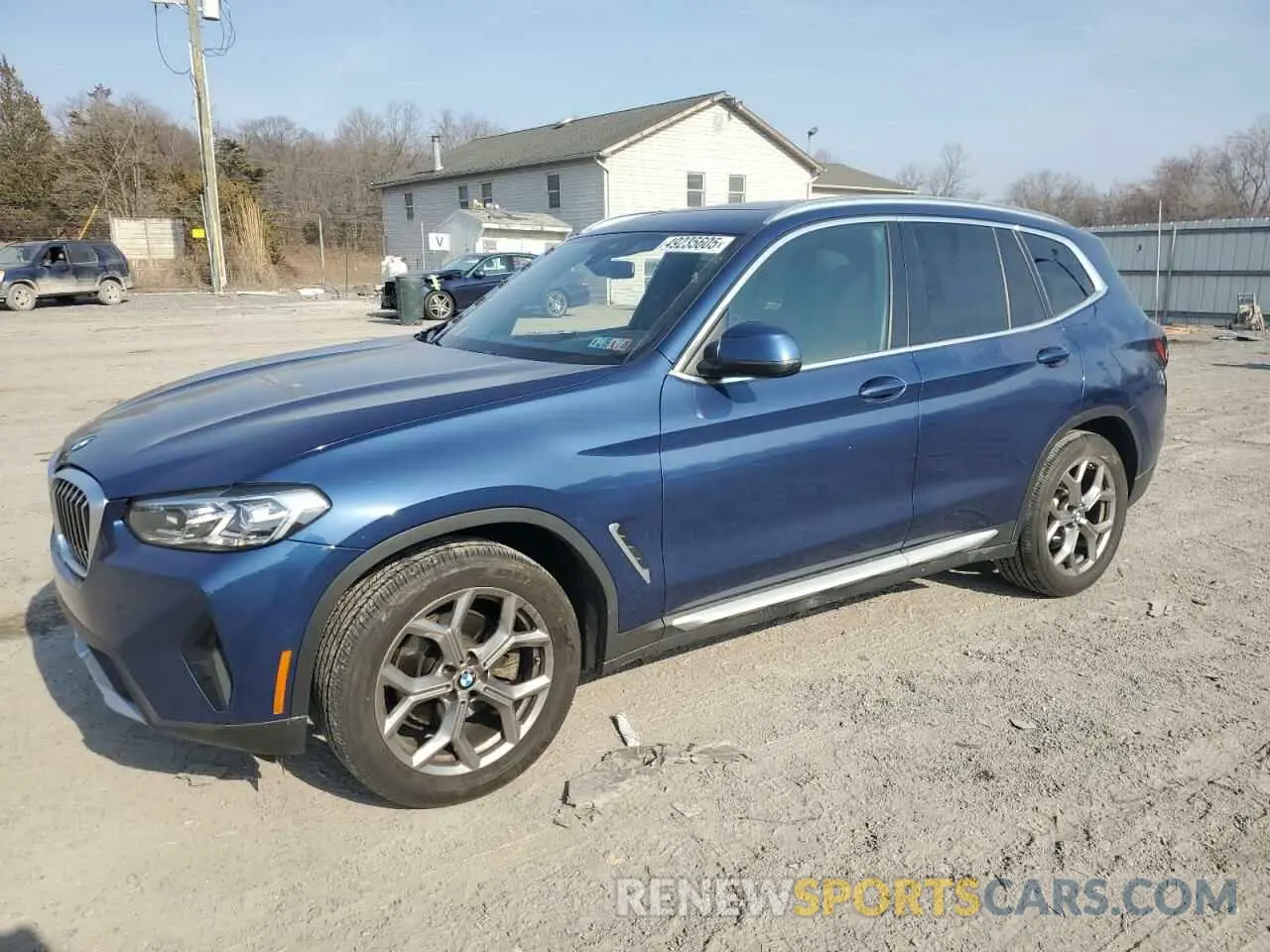 1 Photograph of a damaged car 5UX53DP02N9M16613 BMW X3 2022
