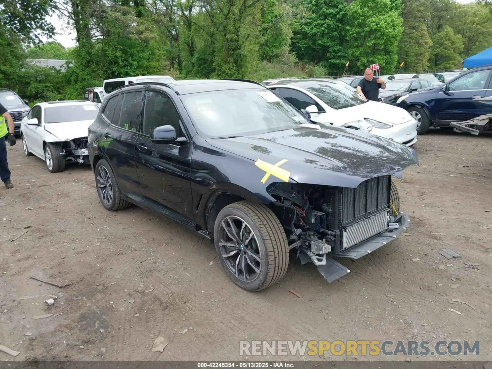 1 Фотография поврежденного автомобиля 5UX53DP03N9K52014 BMW X3 2022