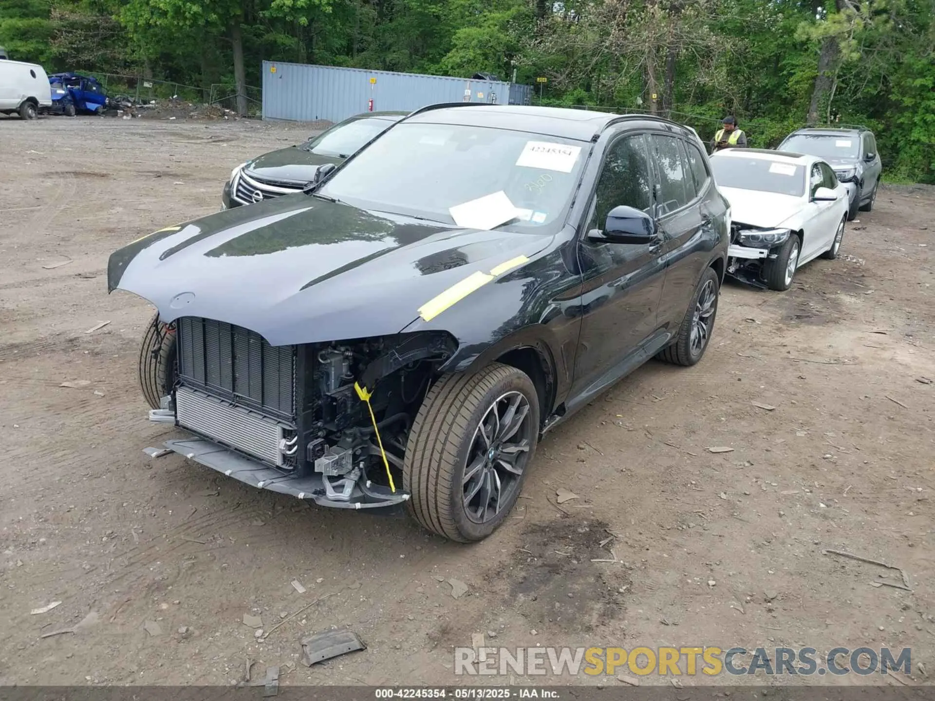 2 Фотография поврежденного автомобиля 5UX53DP03N9K52014 BMW X3 2022