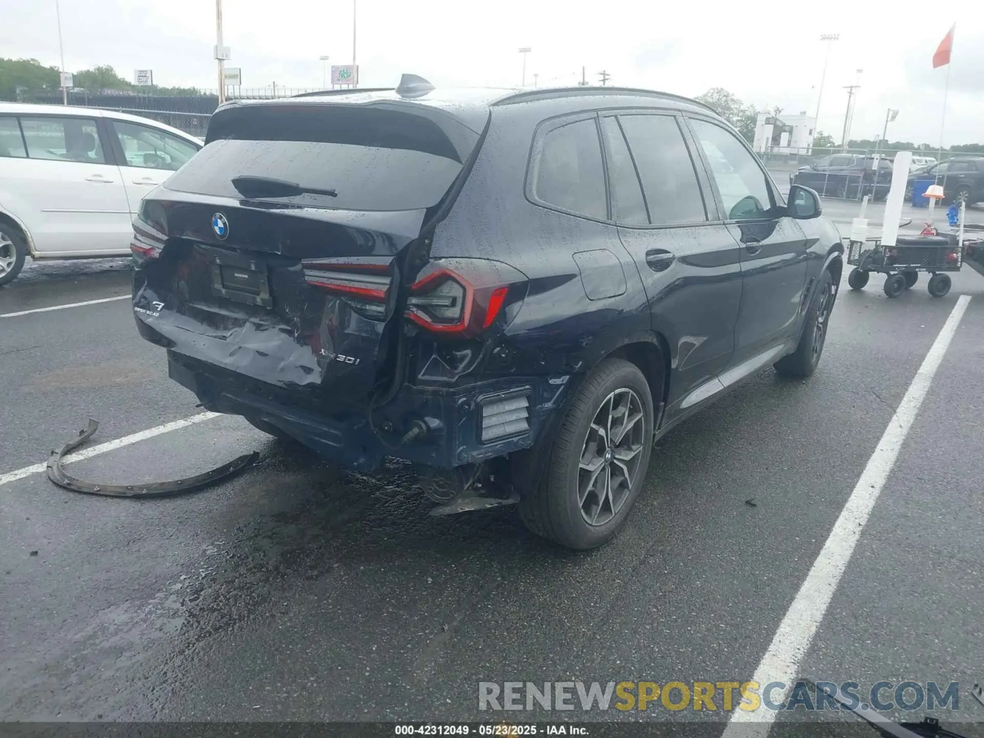 4 Фотография поврежденного автомобиля 5UX53DP05N9M46219 BMW X3 2022