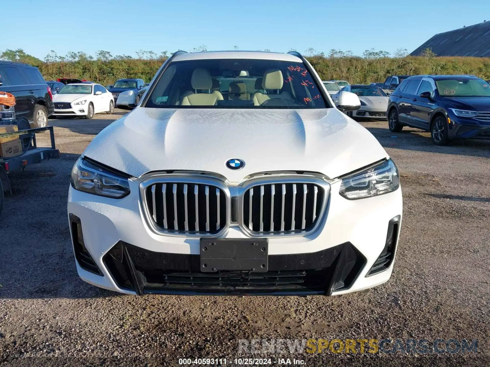12 Photograph of a damaged car 5UX53DP05N9M66356 BMW X3 2022