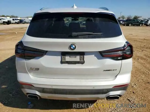 6 Photograph of a damaged car 5UX53DP05N9N39743 BMW X3 2022