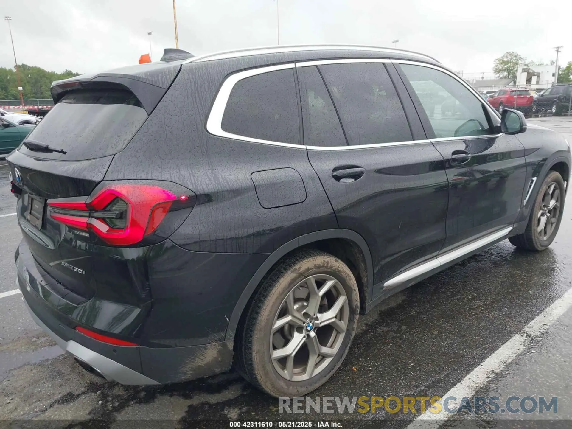 4 Фотография поврежденного автомобиля 5UX53DP06N9J37455 BMW X3 2022