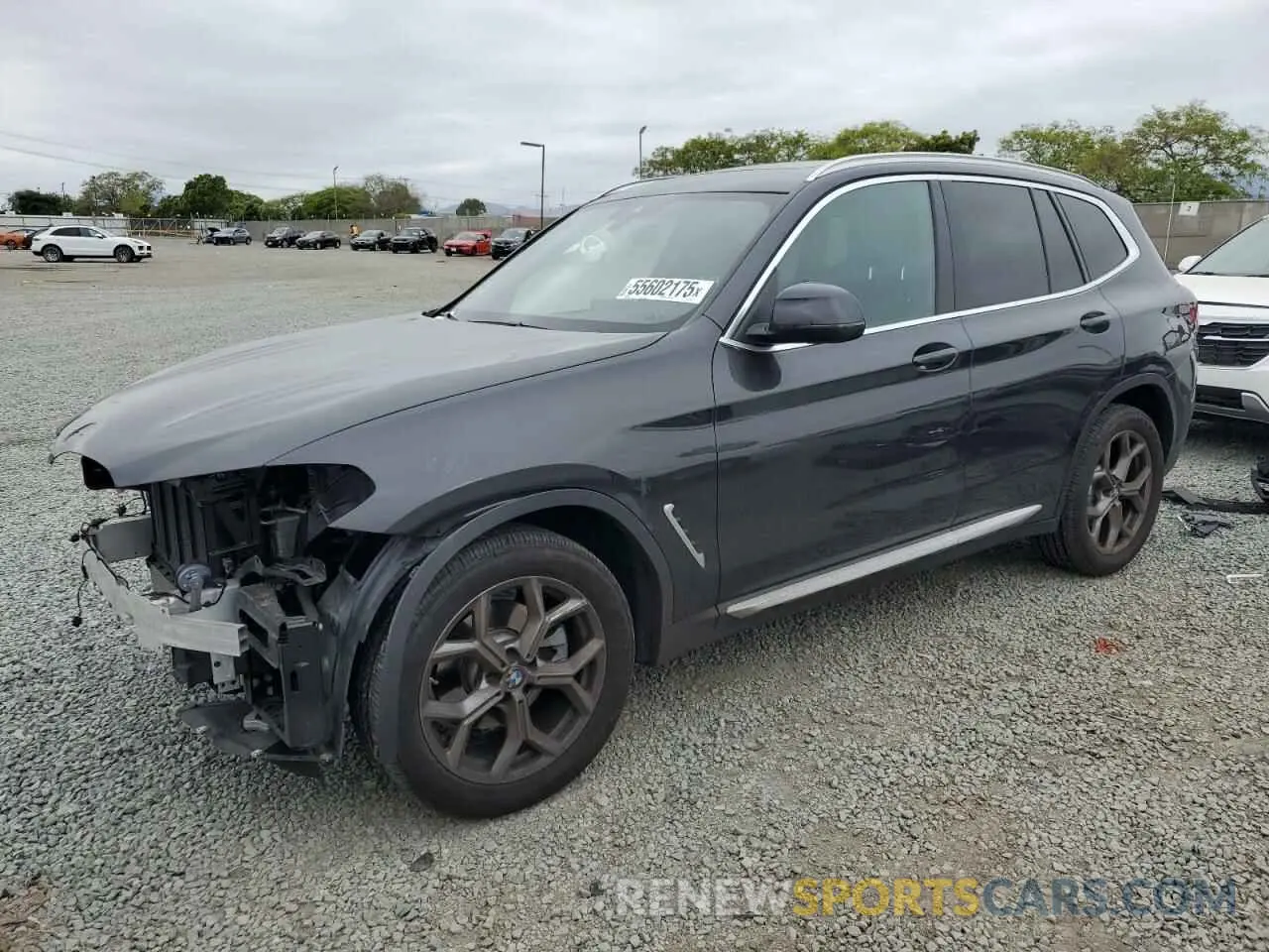 1 Photograph of a damaged car 5UX53DP06N9K76422 BMW X3 2022