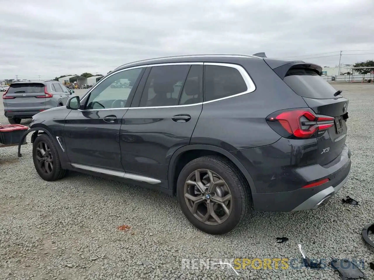 2 Photograph of a damaged car 5UX53DP06N9K76422 BMW X3 2022