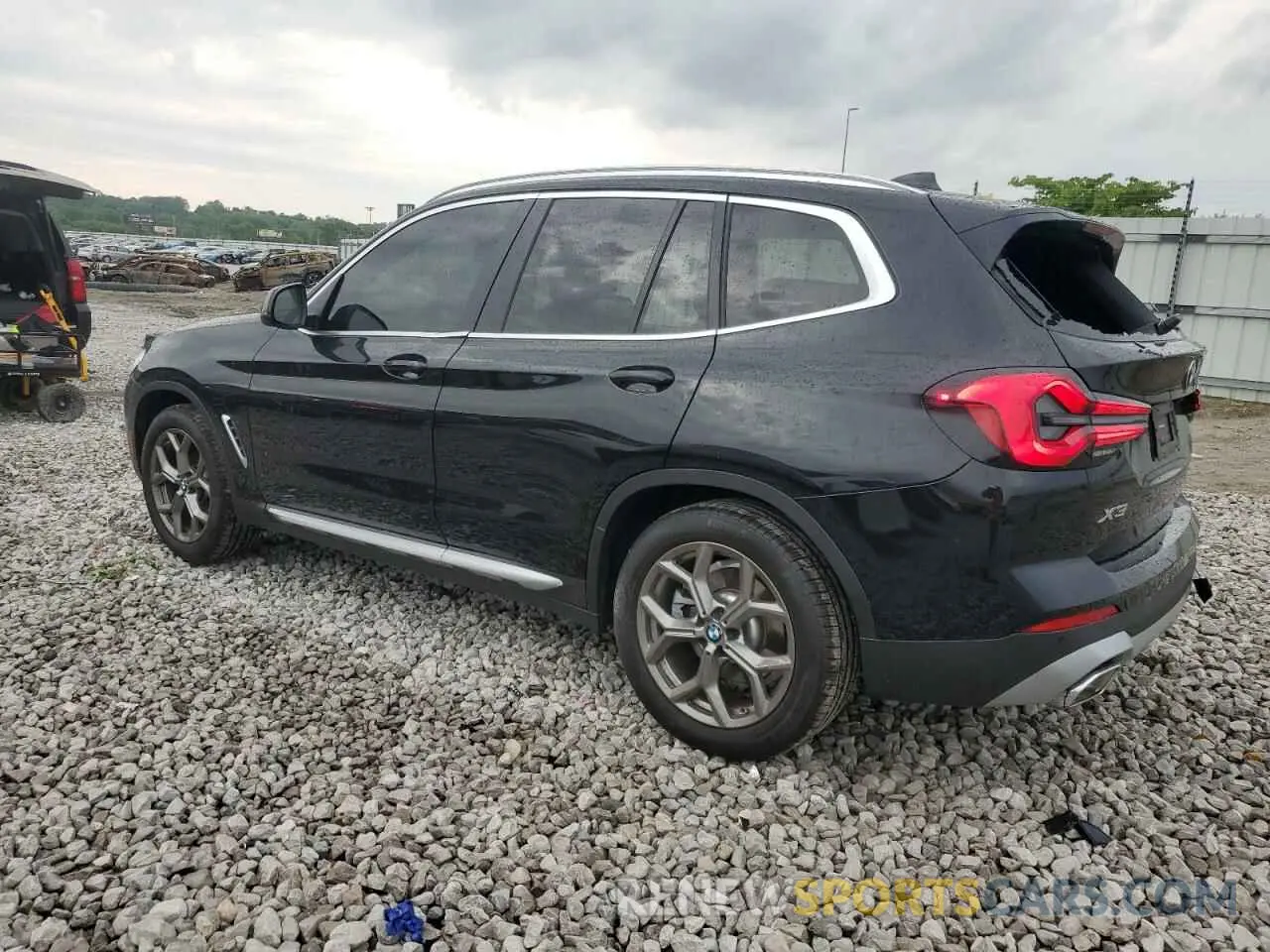 2 Photograph of a damaged car 5UX53DP06N9M22947 BMW X3 2022
