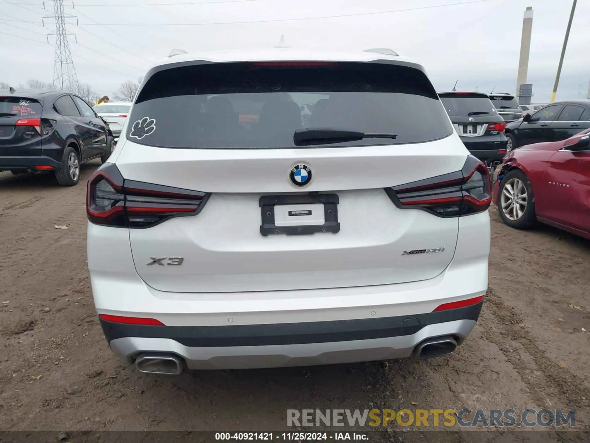 16 Фотография поврежденного автомобиля 5UX53DP07N9K17699 BMW X3 2022