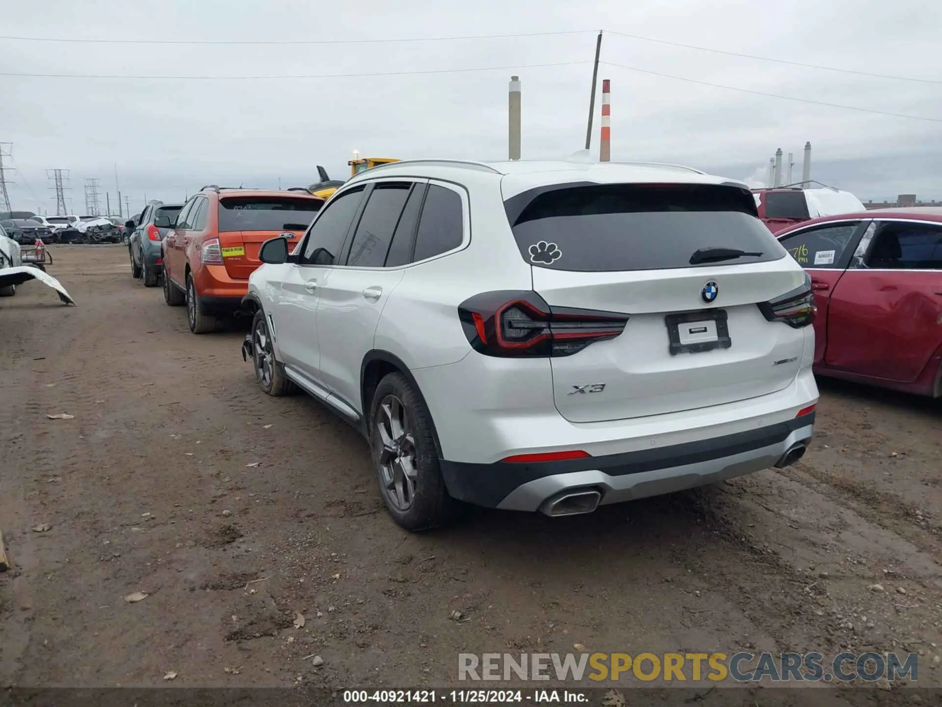 3 Фотография поврежденного автомобиля 5UX53DP07N9K17699 BMW X3 2022