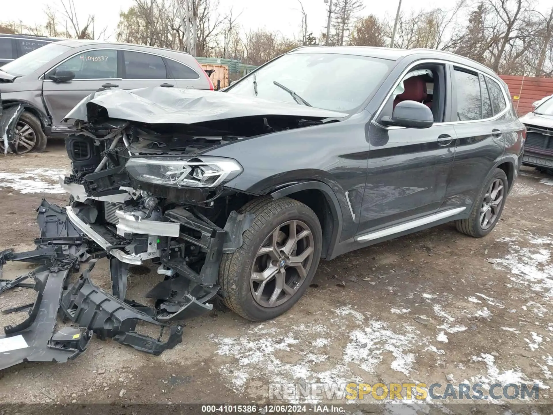 2 Photograph of a damaged car 5UX53DP07N9M14954 BMW X3 2022