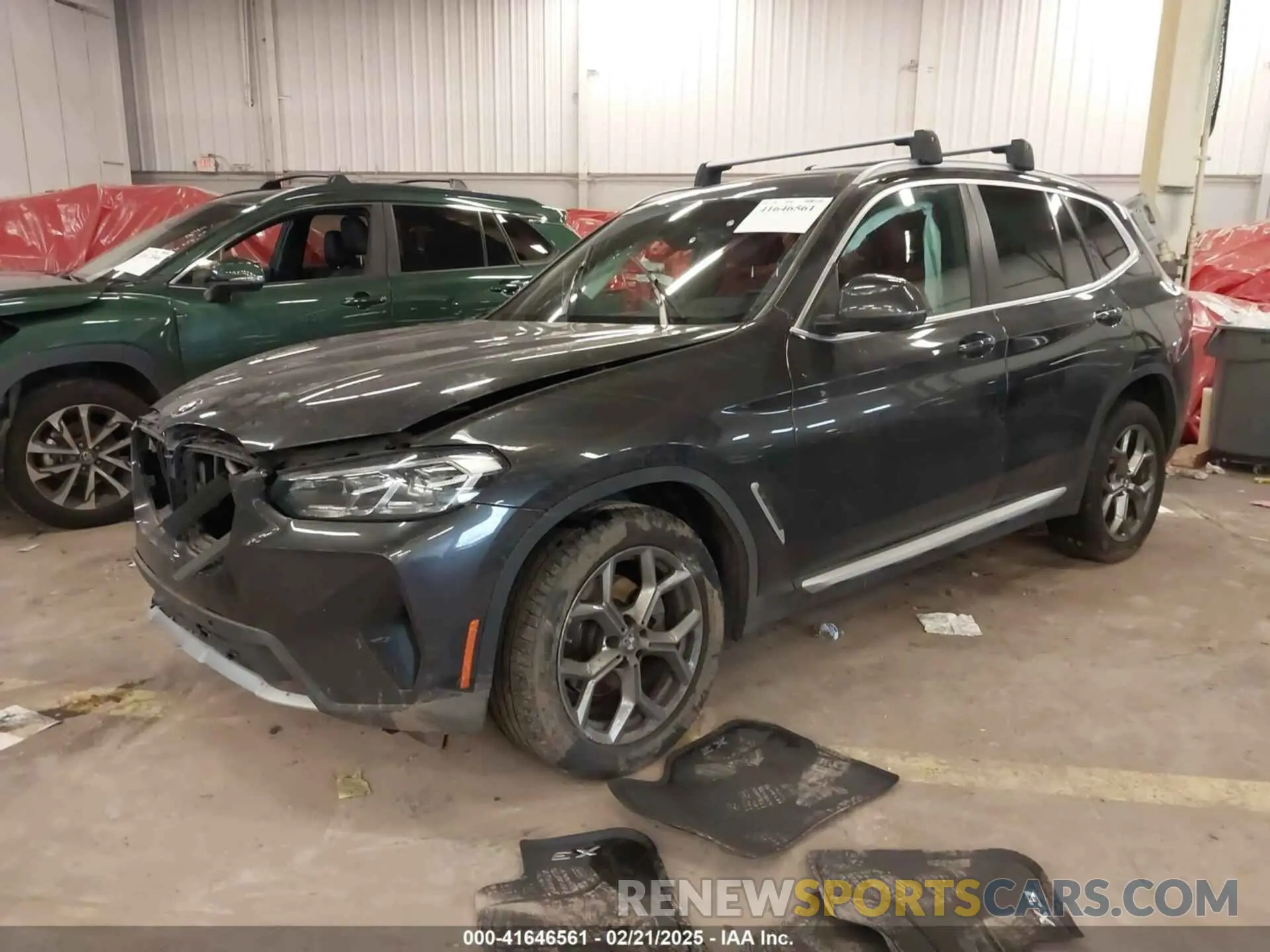 2 Фотография поврежденного автомобиля 5UX53DP09N9K75829 BMW X3 2022