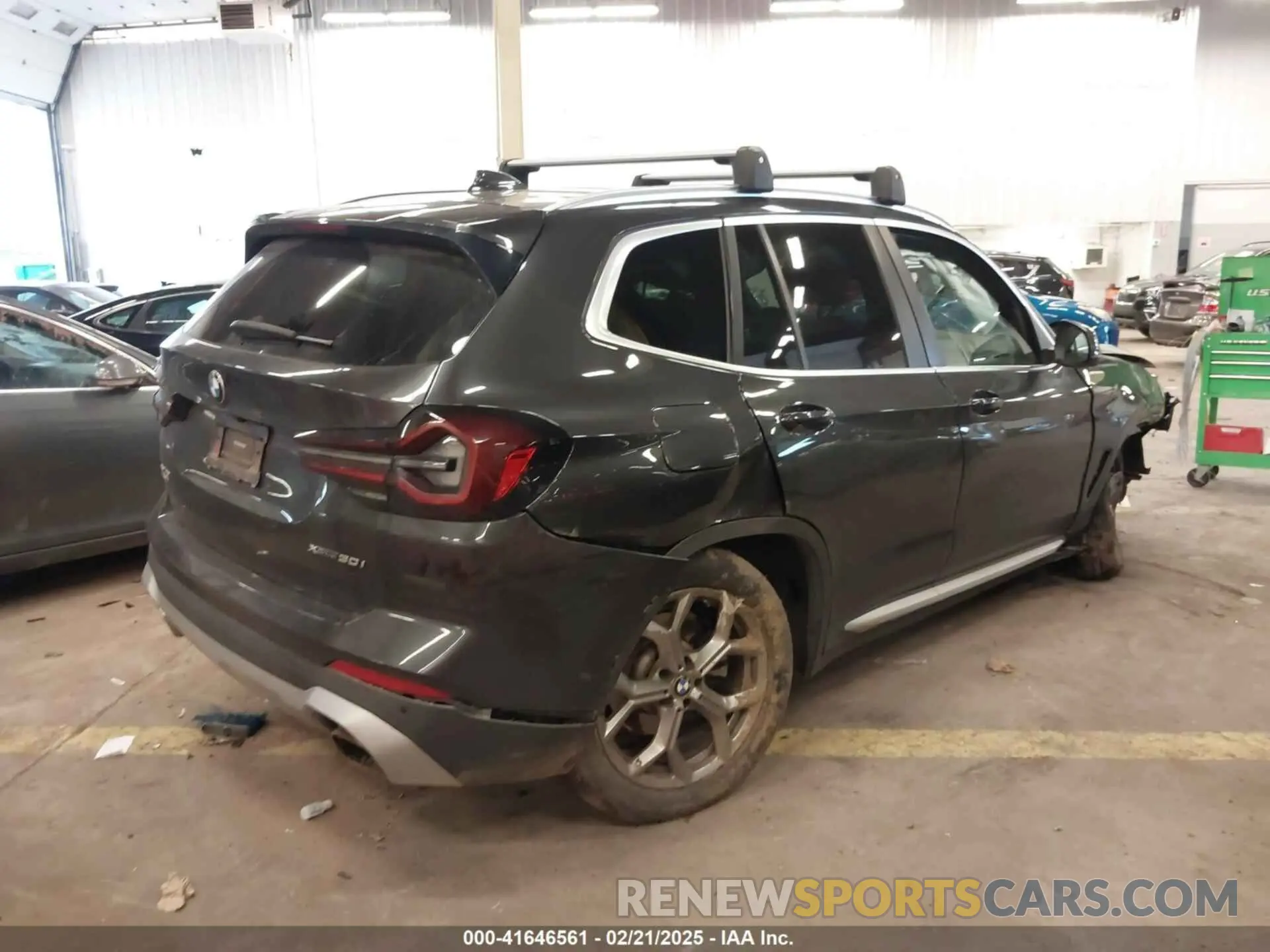4 Фотография поврежденного автомобиля 5UX53DP09N9K75829 BMW X3 2022
