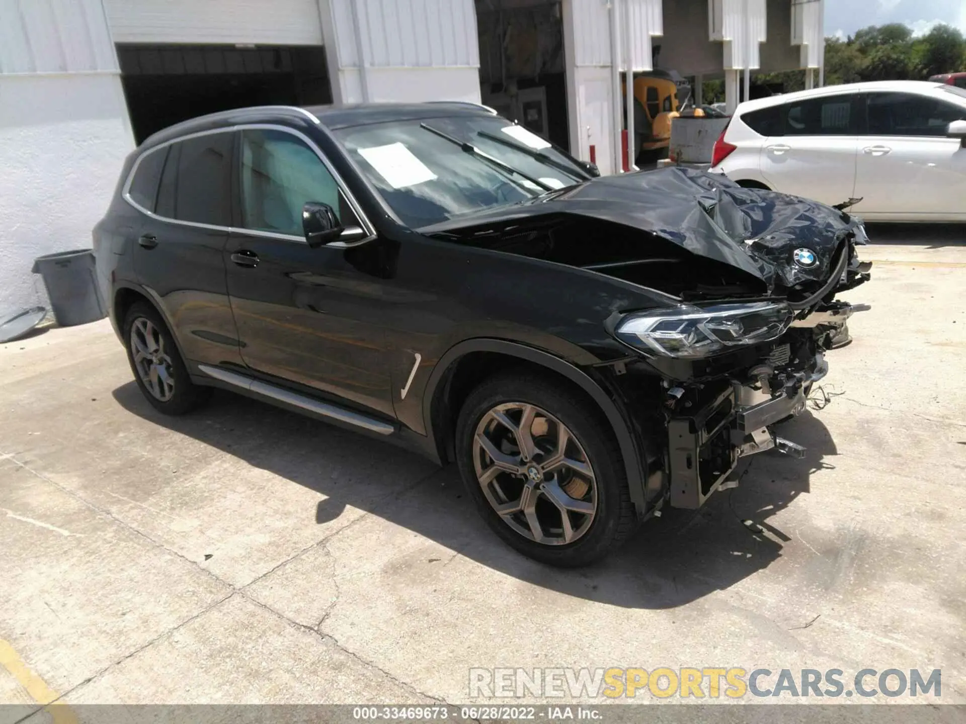 1 Фотография поврежденного автомобиля 5UX53DP09N9L36127 BMW X3 2022