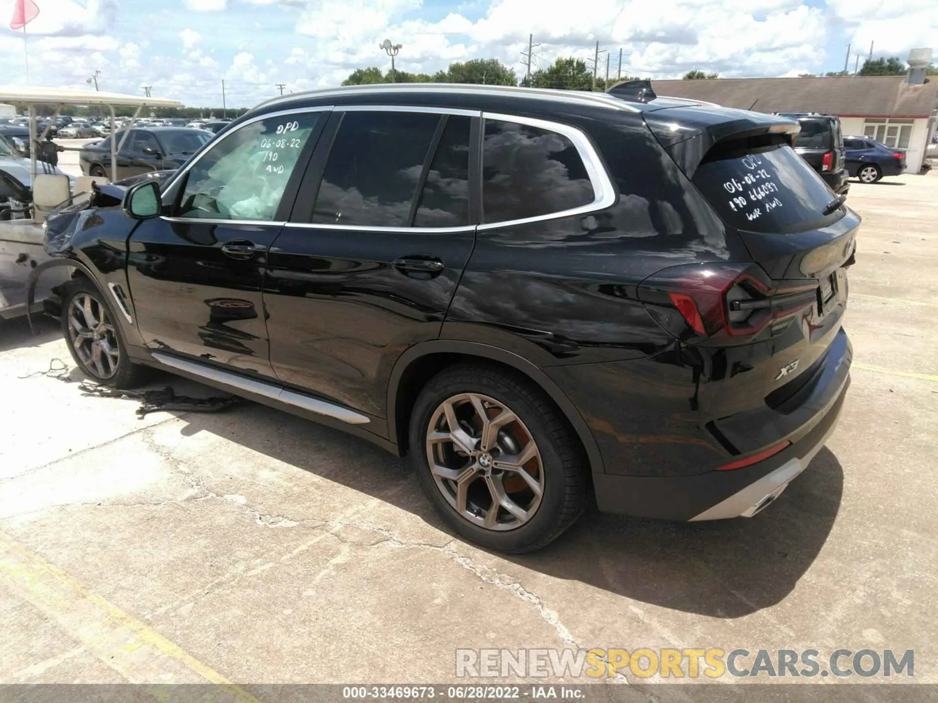 3 Фотография поврежденного автомобиля 5UX53DP09N9L36127 BMW X3 2022
