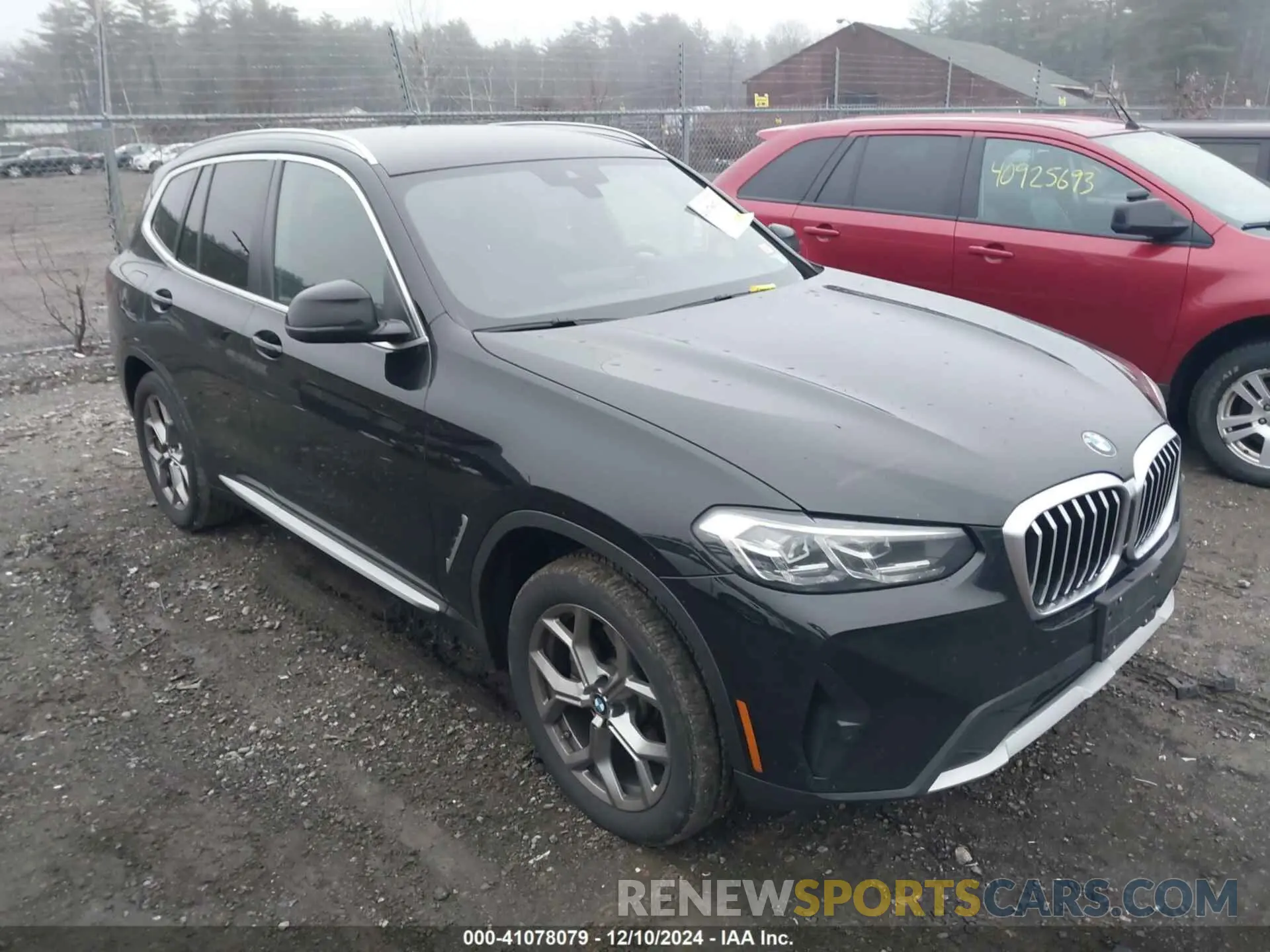 1 Photograph of a damaged car 5UX53DP0XN9L59626 BMW X3 2022