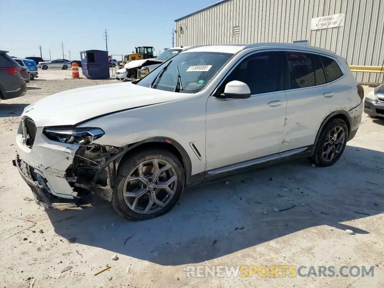 1 Photograph of a damaged car WBX47DP00NN173489 BMW X3 2022