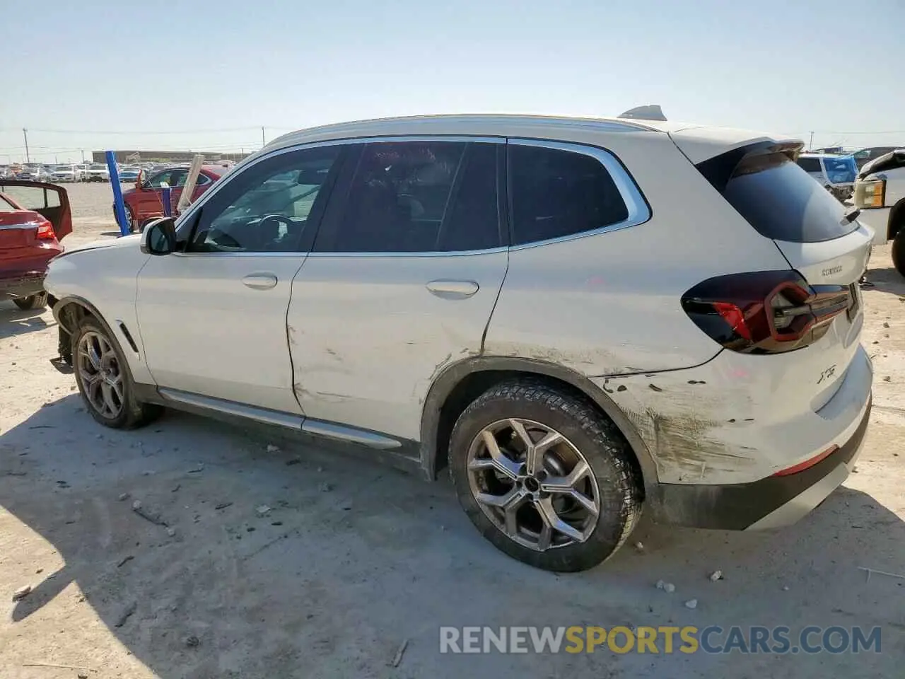 2 Photograph of a damaged car WBX47DP00NN173489 BMW X3 2022