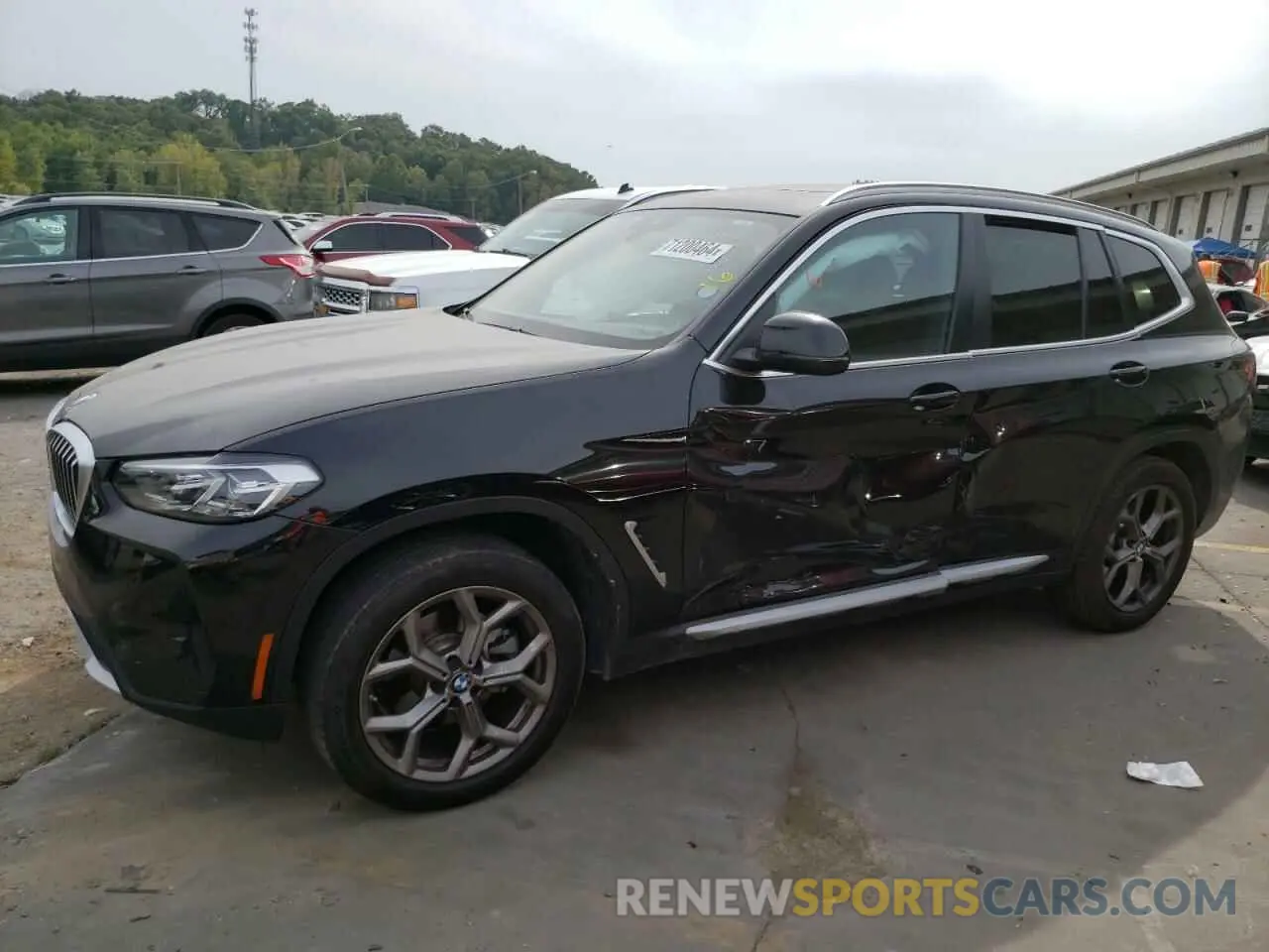 1 Фотография поврежденного автомобиля WBX47DP02NN155513 BMW X3 2022