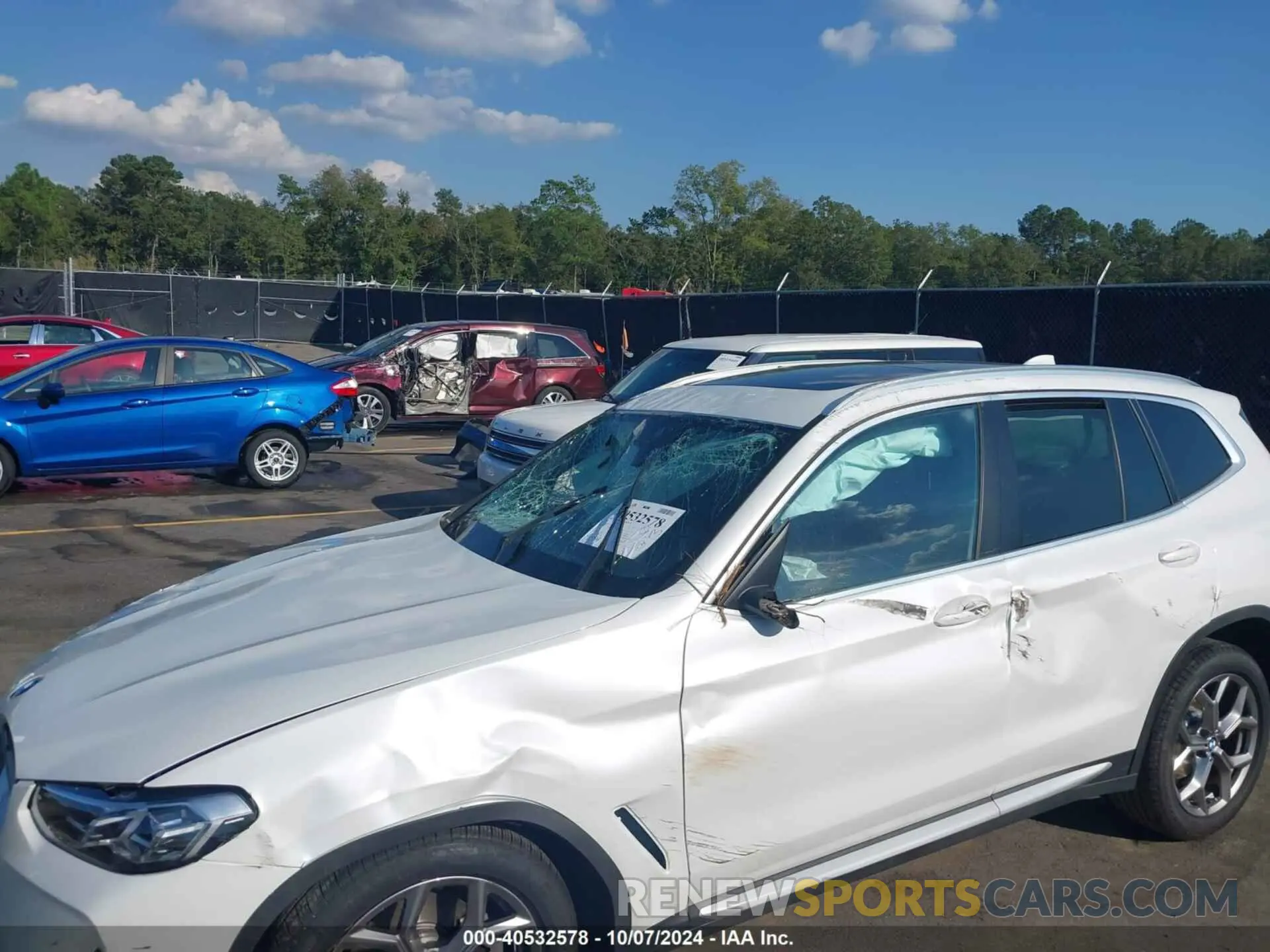 13 Фотография поврежденного автомобиля WBX47DP04NN172555 BMW X3 2022