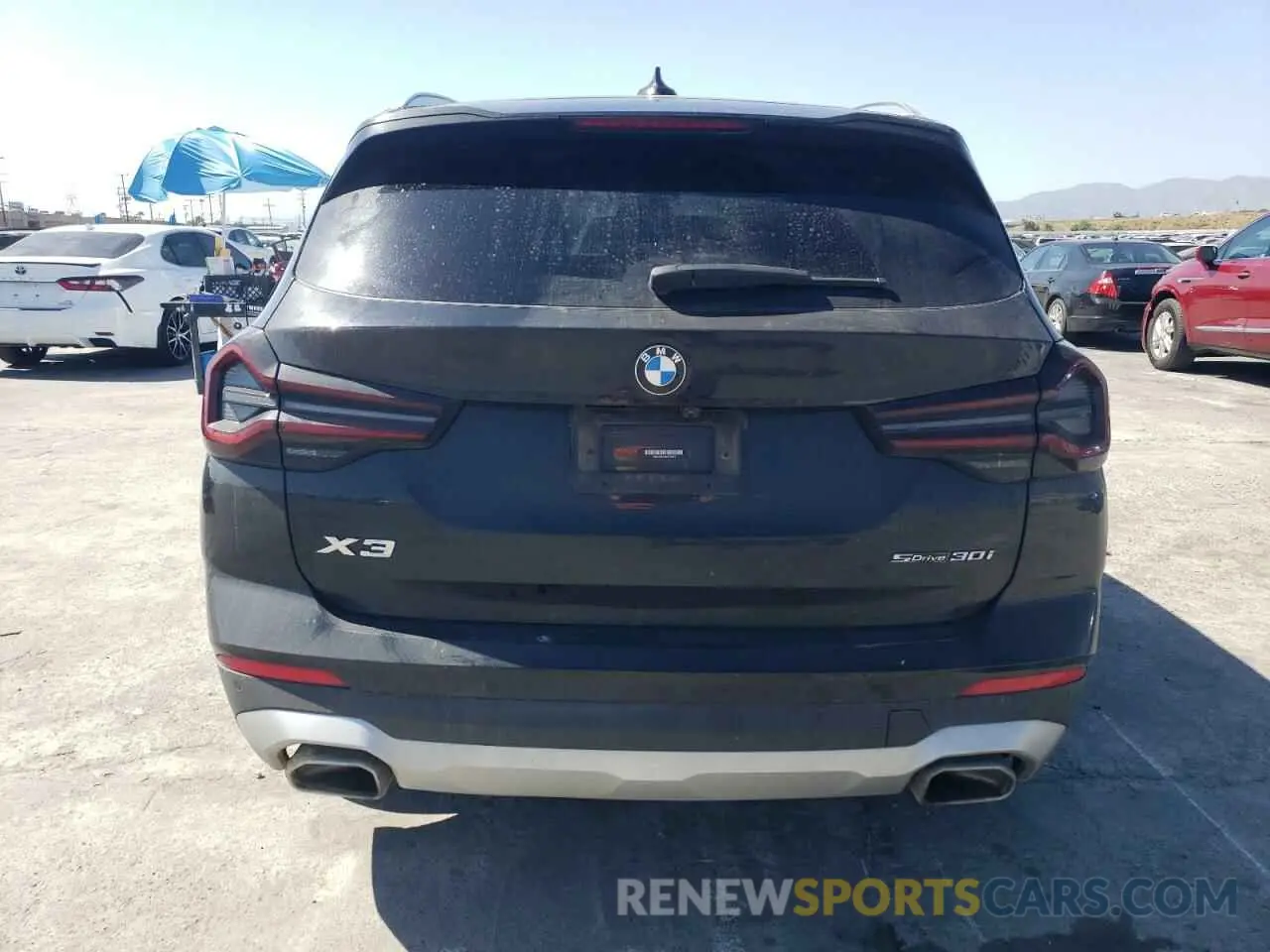 6 Photograph of a damaged car WBX47DP04NN173575 BMW X3 2022