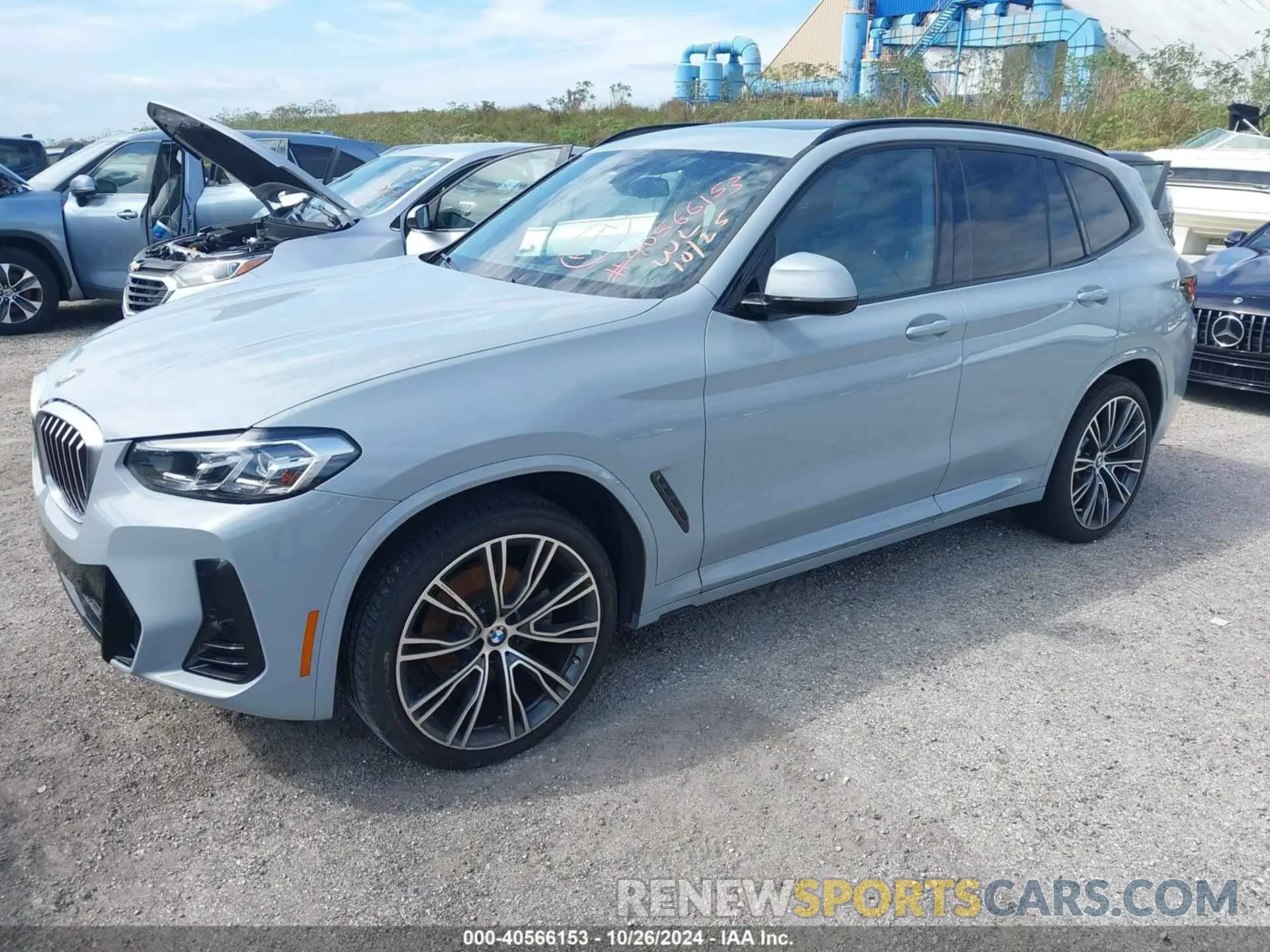 2 Фотография поврежденного автомобиля WBX47DP04NN174886 BMW X3 2022
