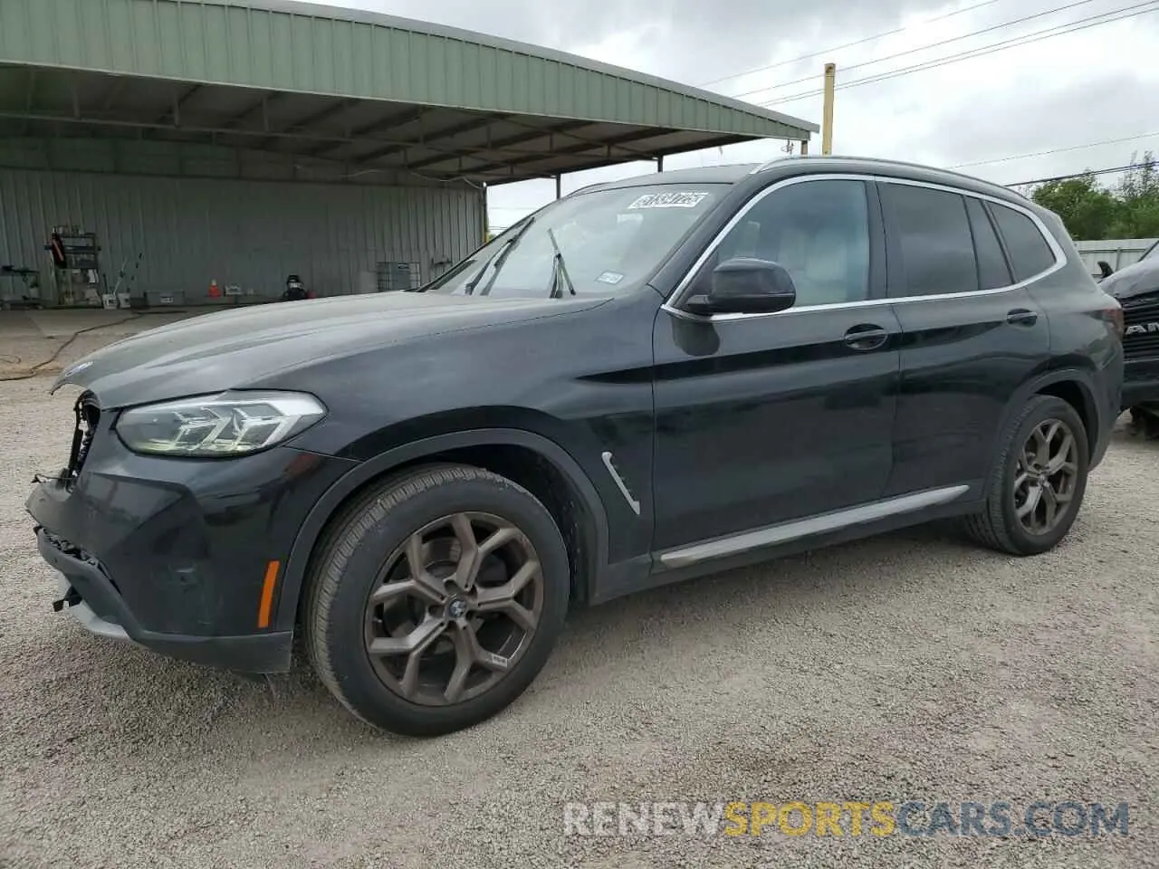 1 Photograph of a damaged car WBX47DP08NN141941 BMW X3 2022
