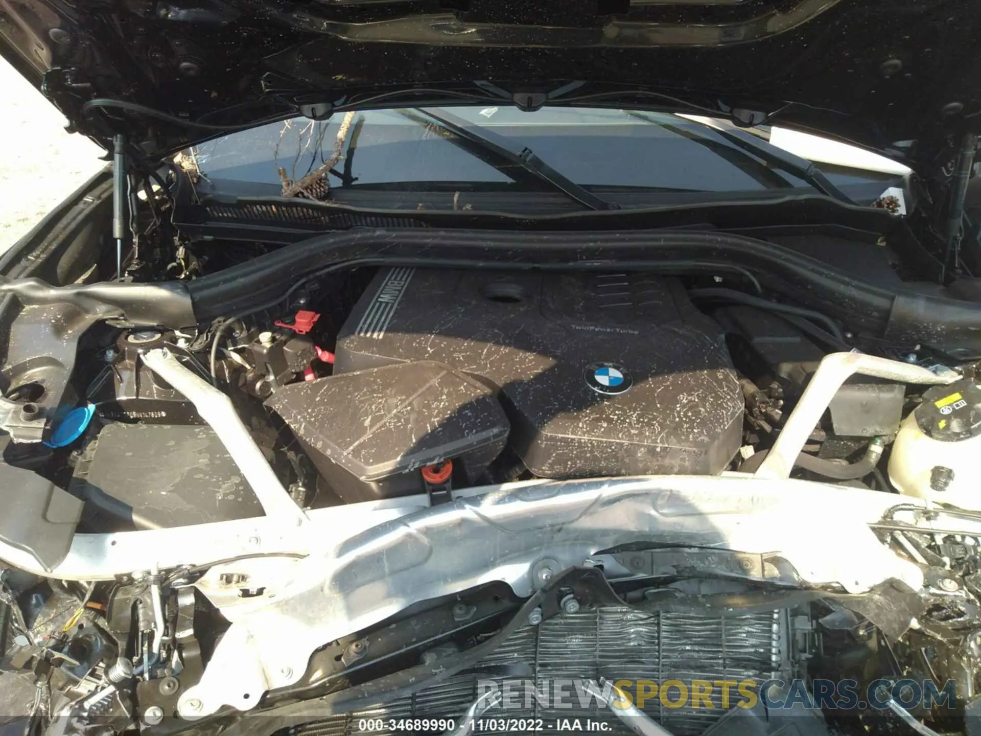 10 Фотография поврежденного автомобиля WBX47DP08NN147609 BMW X3 2022