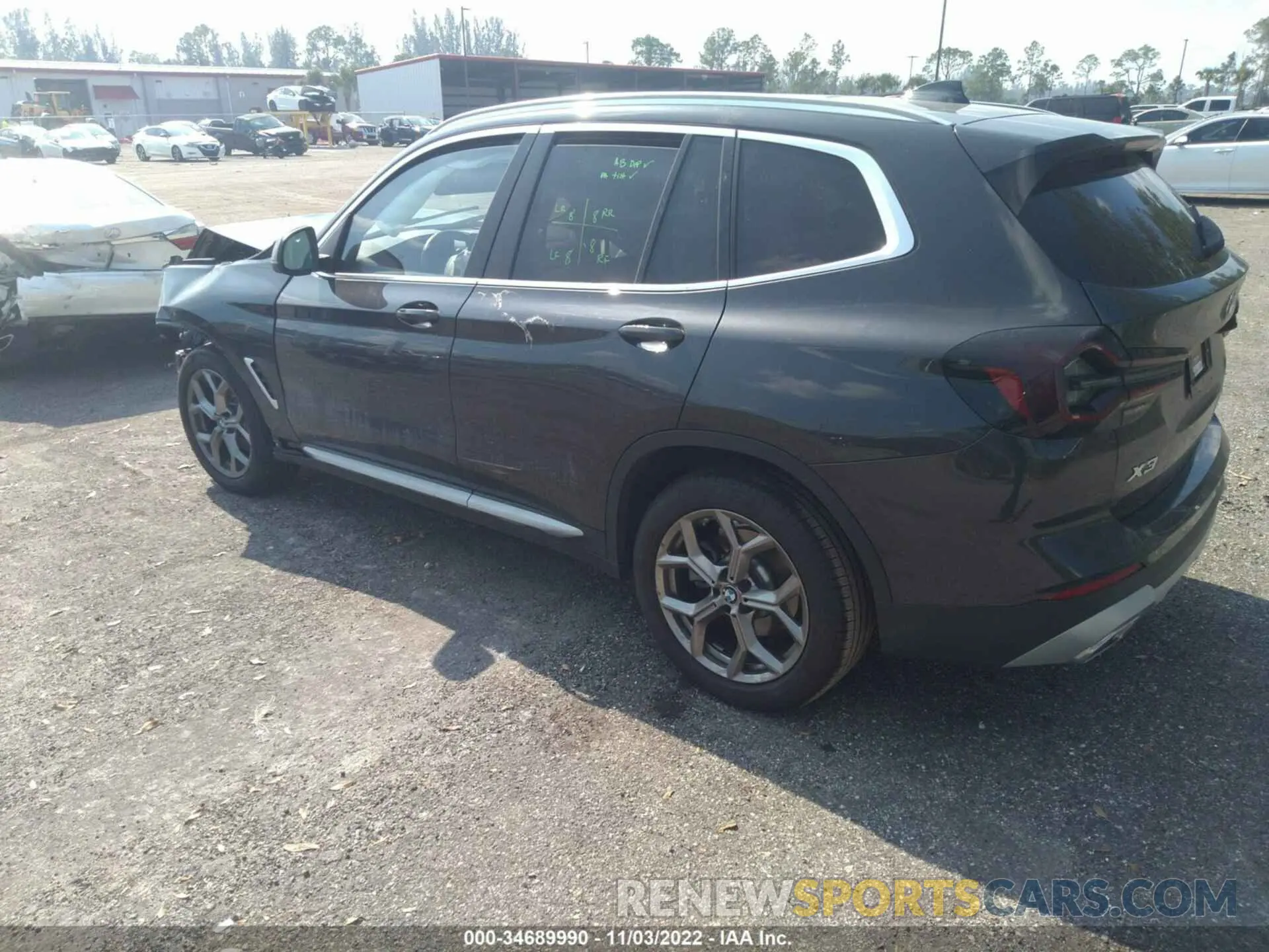 3 Фотография поврежденного автомобиля WBX47DP08NN147609 BMW X3 2022