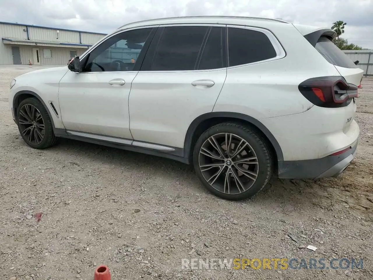 2 Photograph of a damaged car WBX47DP08NN165432 BMW X3 2022