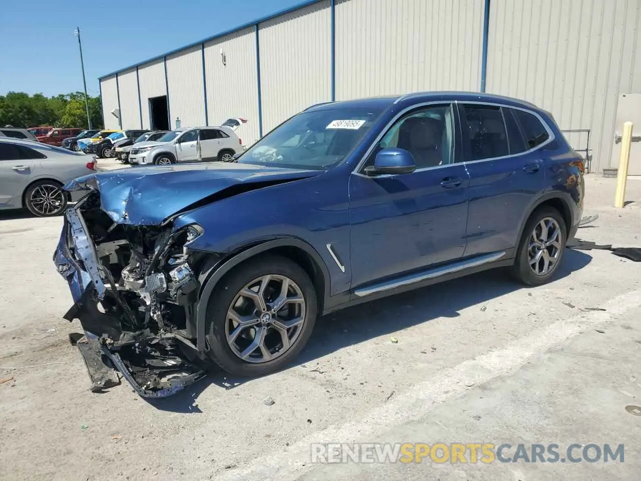 1 Photograph of a damaged car WBX47DP0XNN158398 BMW X3 2022