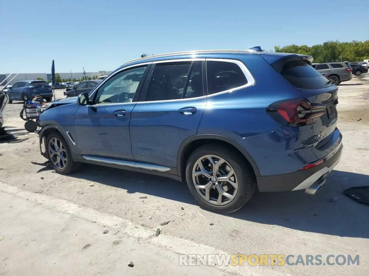 2 Photograph of a damaged car WBX47DP0XNN158398 BMW X3 2022