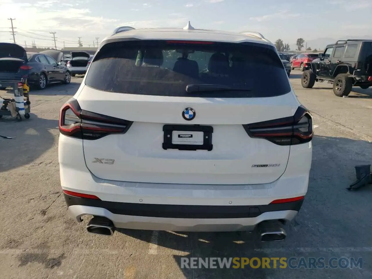 6 Photograph of a damaged car WBX47DP0XNN187089 BMW X3 2022
