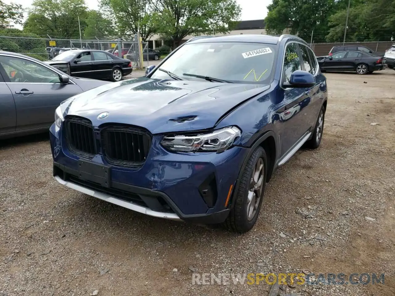 2 Фотография поврежденного автомобиля WBX57DP00NN145230 BMW X3 2022