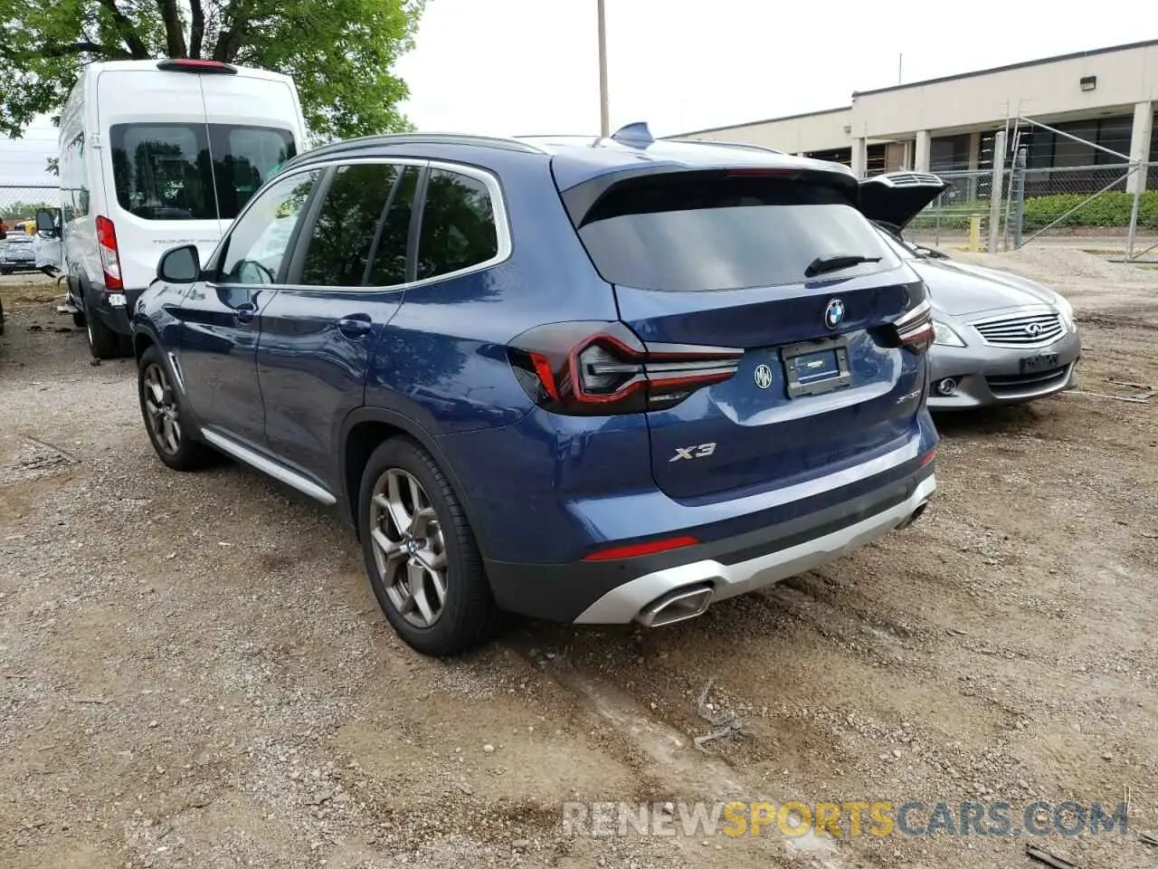 3 Фотография поврежденного автомобиля WBX57DP00NN145230 BMW X3 2022