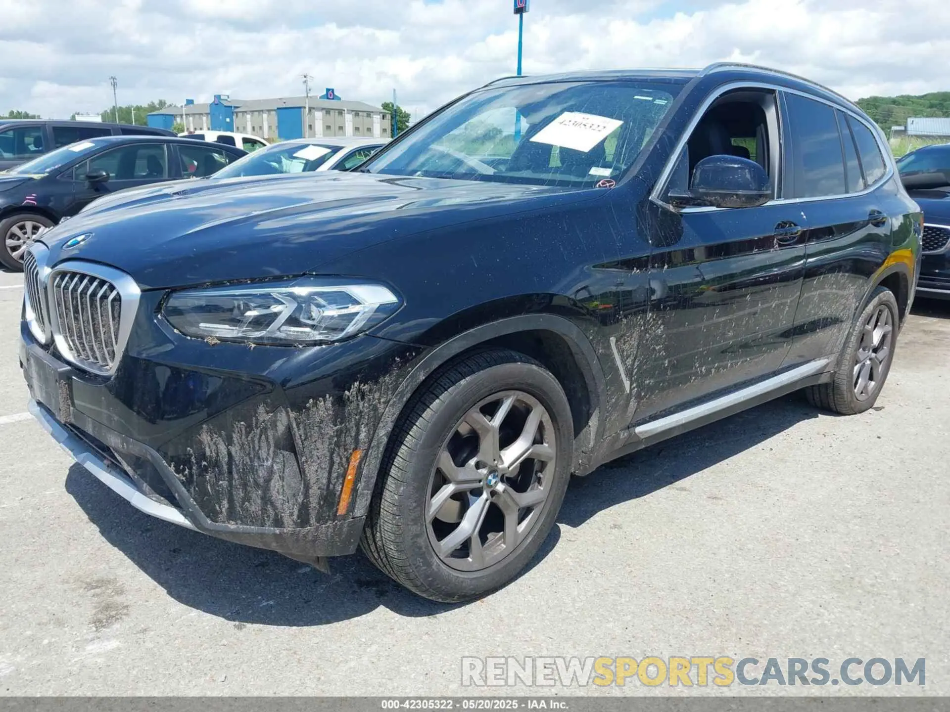 2 Фотография поврежденного автомобиля WBX57DP06NN16Y271 BMW X3 2022