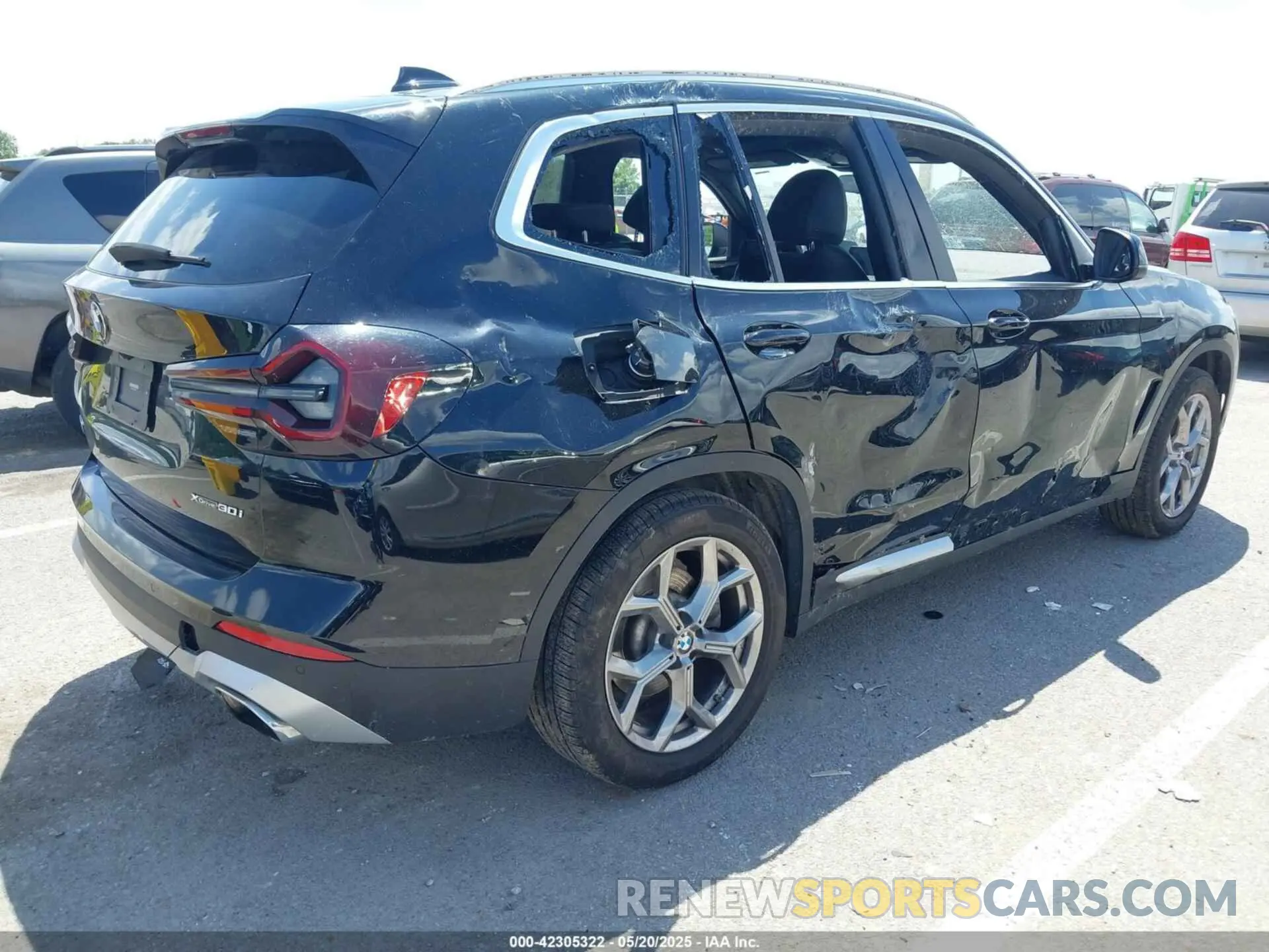 4 Фотография поврежденного автомобиля WBX57DP06NN16Y271 BMW X3 2022