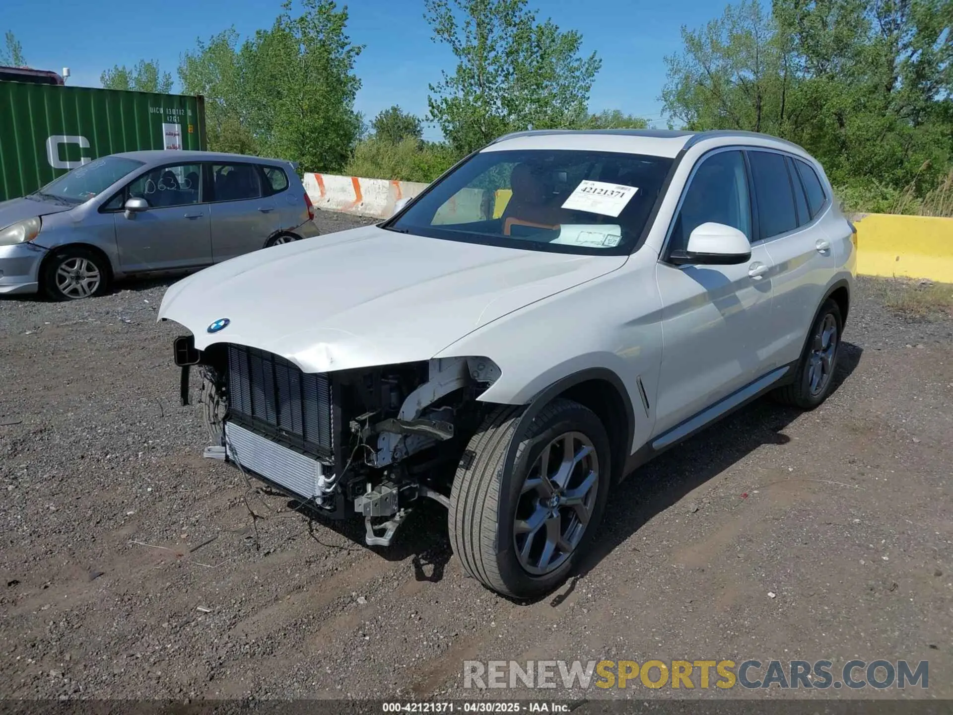 2 Фотография поврежденного автомобиля WBX57DP06NN172447 BMW X3 2022