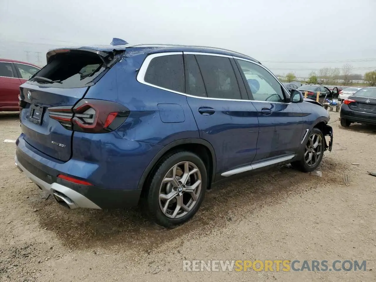 3 Photograph of a damaged car WBX57DP09NN160731 BMW X3 2022