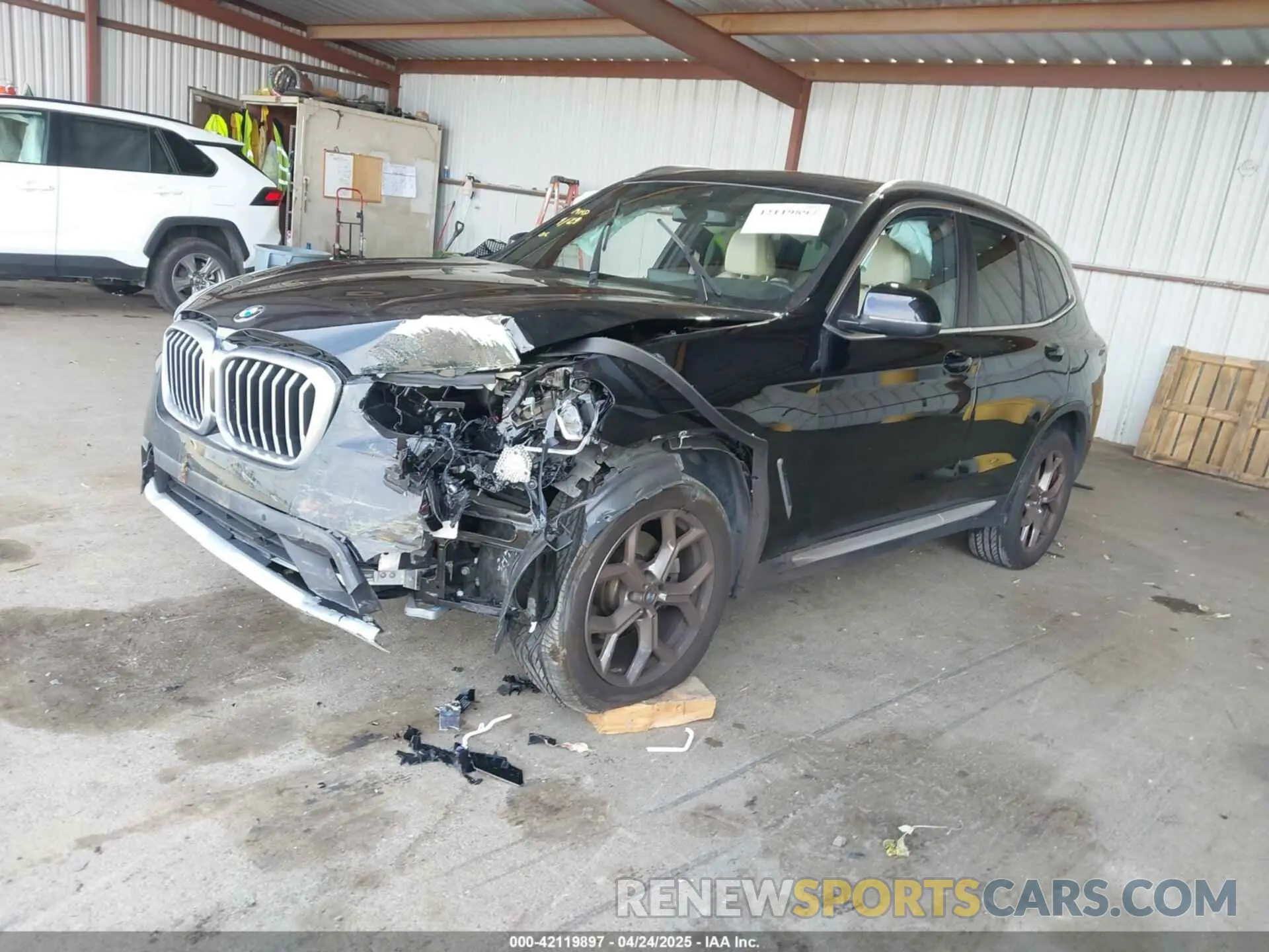2 Фотография поврежденного автомобиля WBX57DP0XNN183208 BMW X3 2022