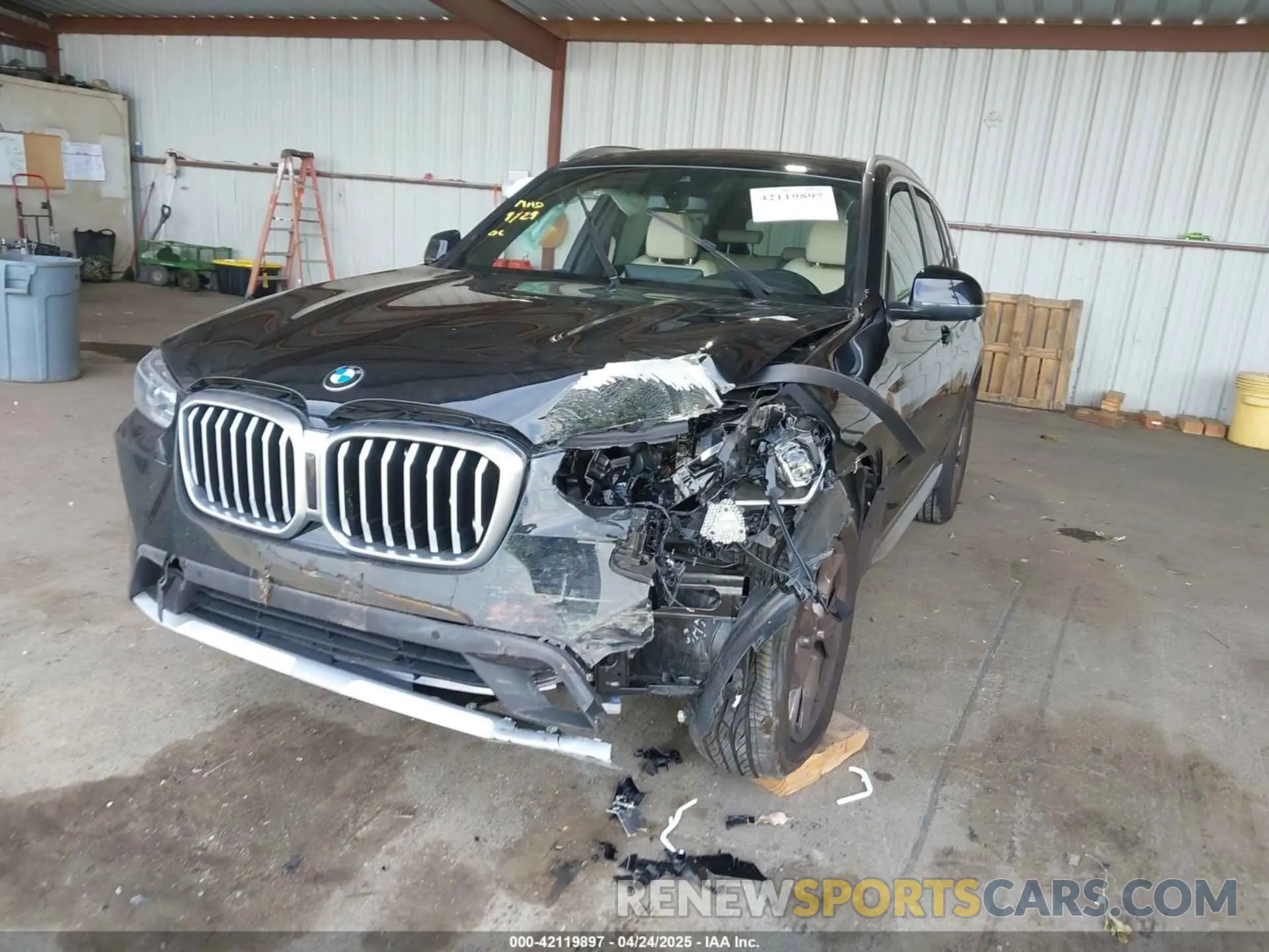 6 Фотография поврежденного автомобиля WBX57DP0XNN183208 BMW X3 2022