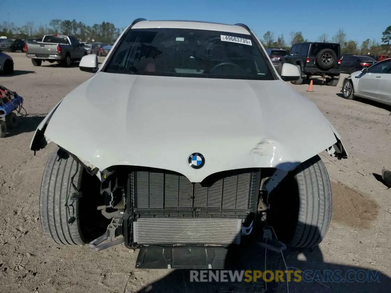 5 Photograph of a damaged car 5UX43DP01P9T01712 BMW X3 2023