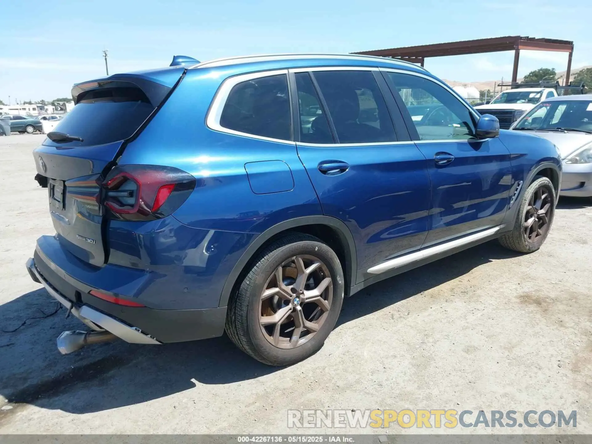 4 Фотография поврежденного автомобиля 5UX43DP04P9P44100 BMW X3 2023