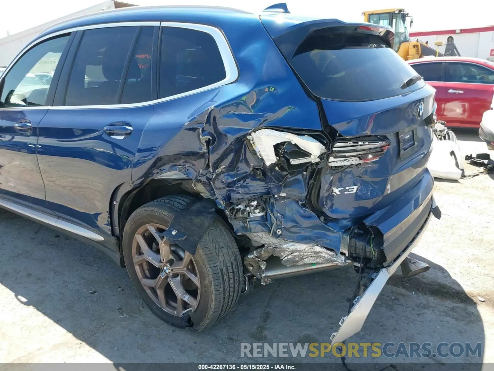 6 Фотография поврежденного автомобиля 5UX43DP04P9P44100 BMW X3 2023
