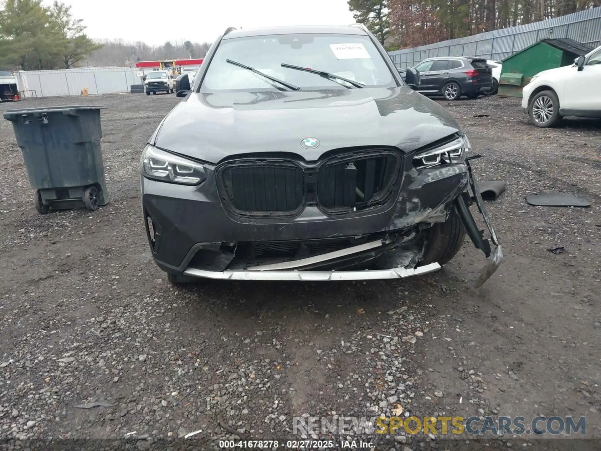 12 Photograph of a damaged car 5UX43DP04P9R23348 BMW X3 2023