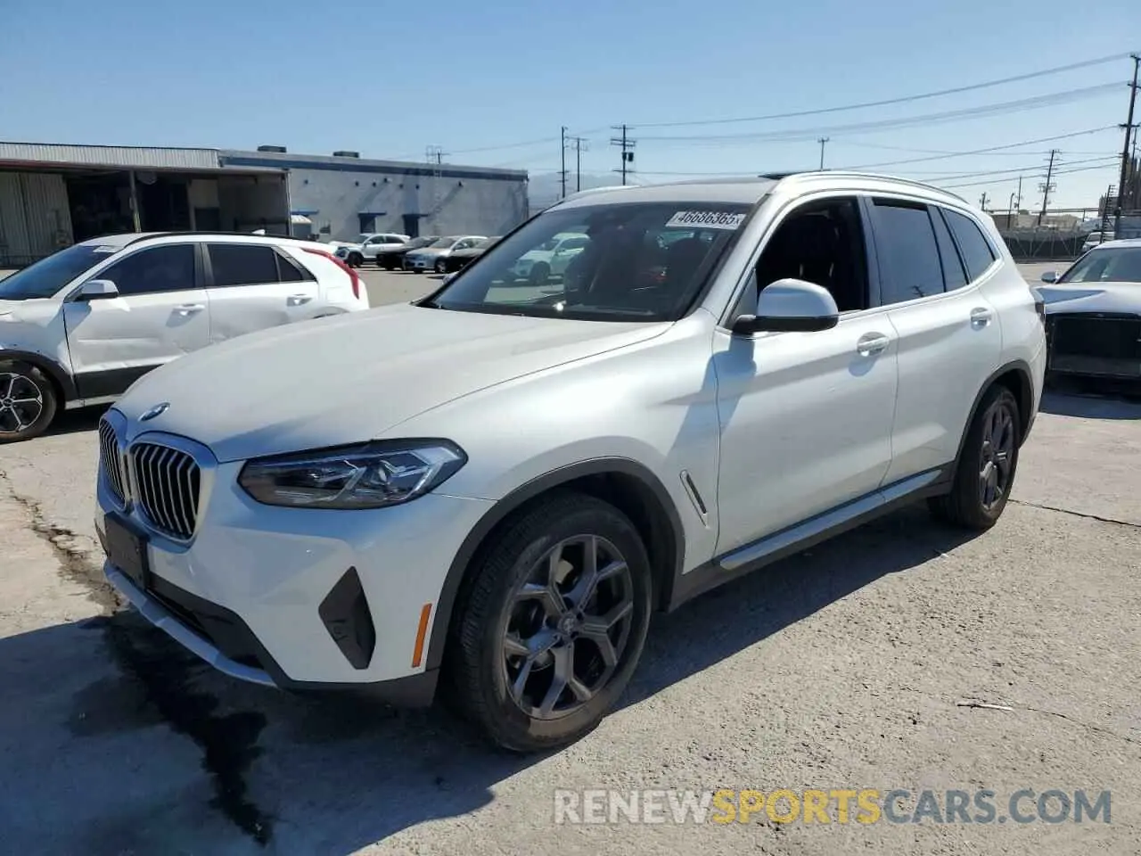 1 Фотография поврежденного автомобиля 5UX43DP05P9R57167 BMW X3 2023