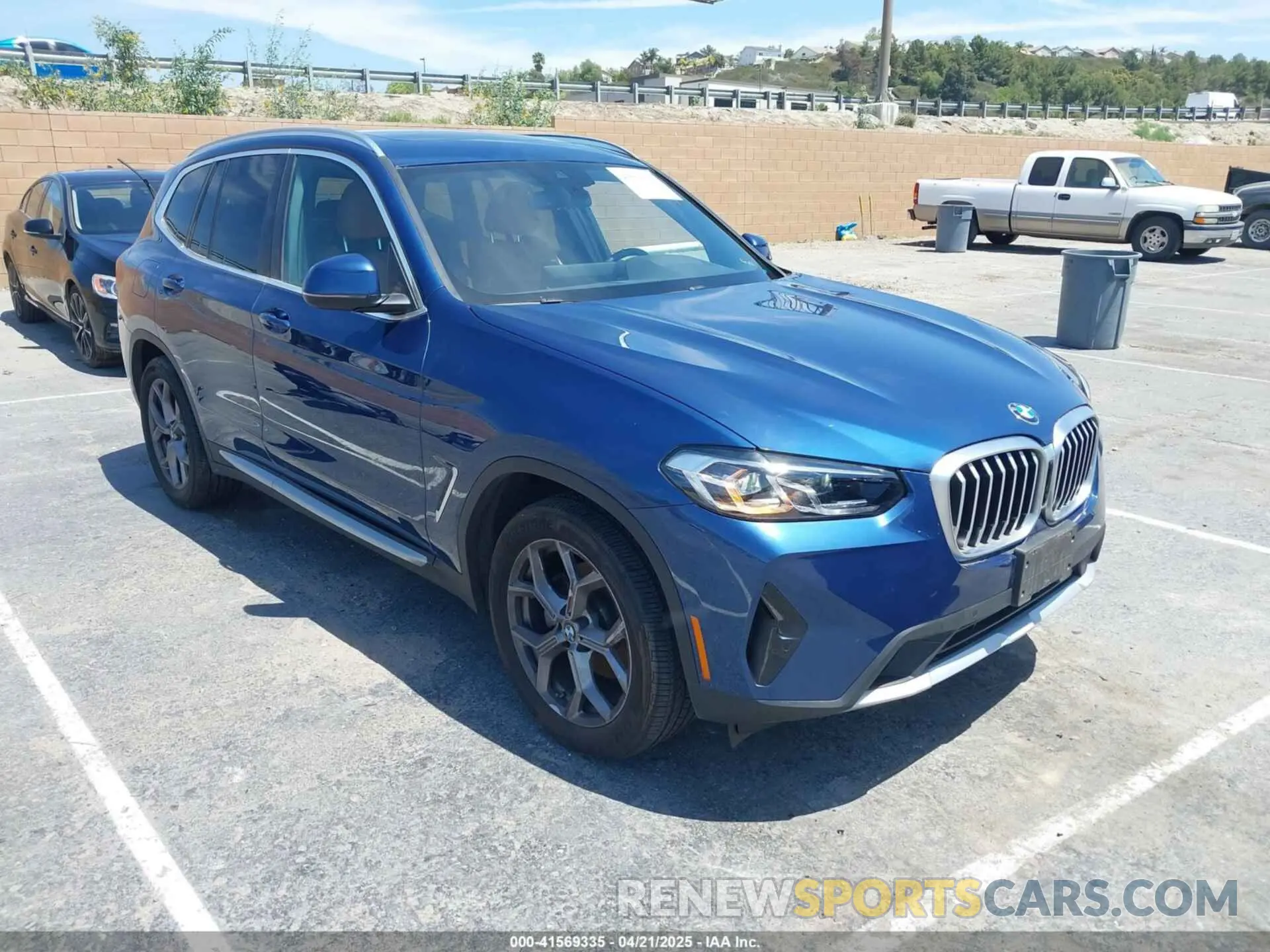 1 Фотография поврежденного автомобиля 5UX43DP05P9T36656 BMW X3 2023