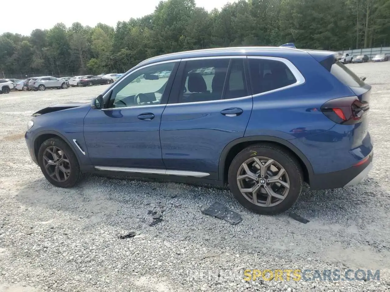 2 Photograph of a damaged car 5UX43DP07P9S19242 BMW X3 2023