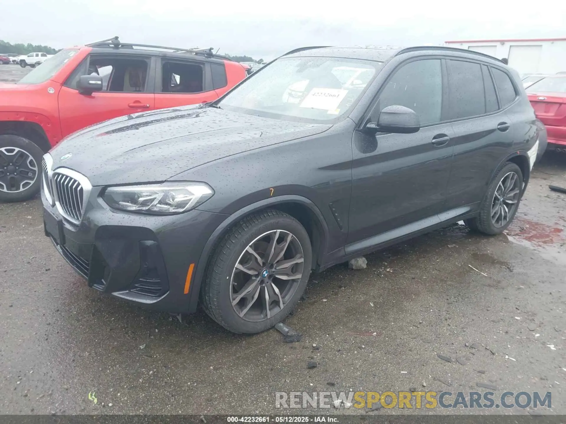 2 Photograph of a damaged car 5UX43DP08P9R46065 BMW X3 2023