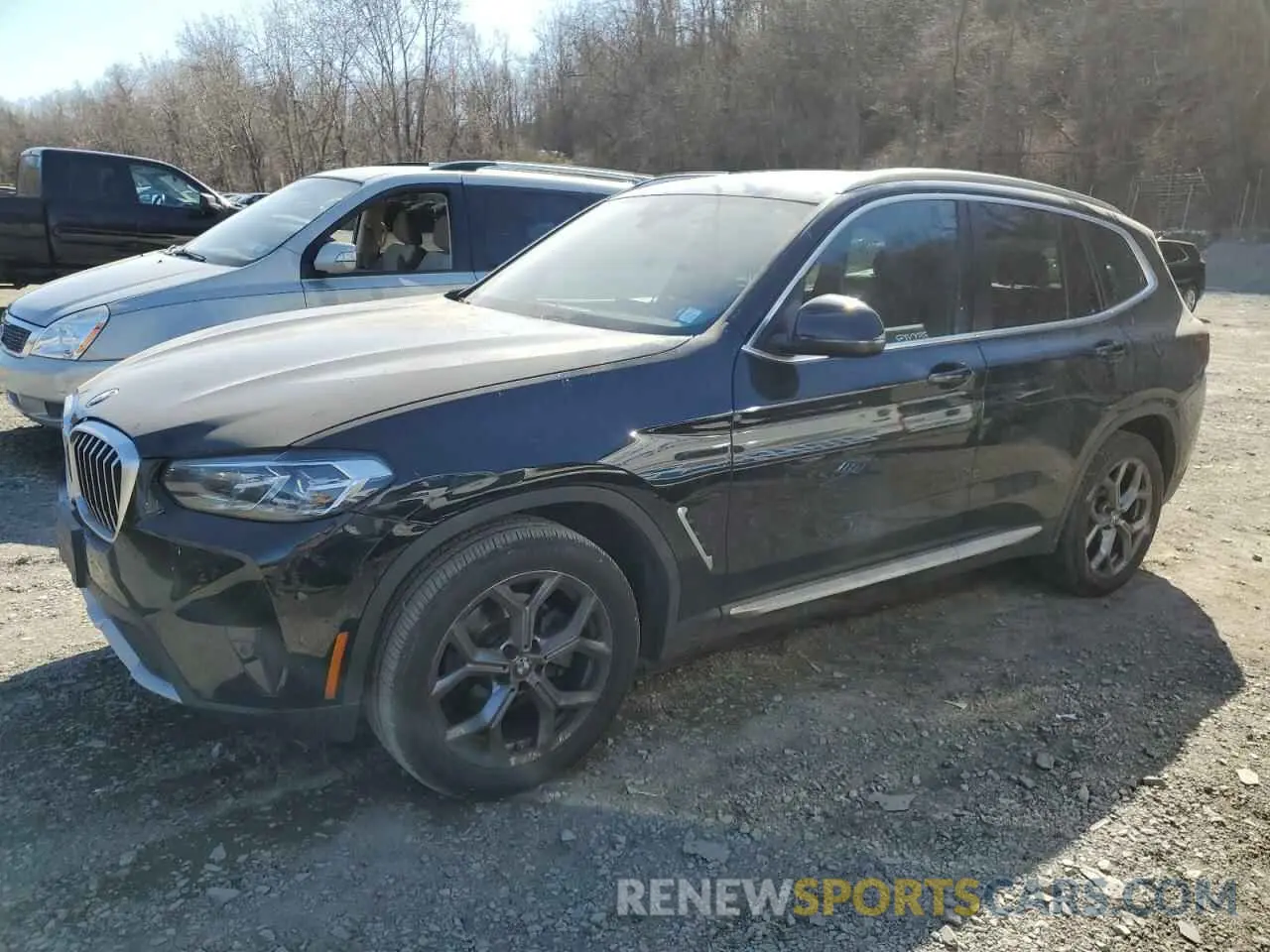 1 Photograph of a damaged car 5UX53DP04P9R28571 BMW X3 2023