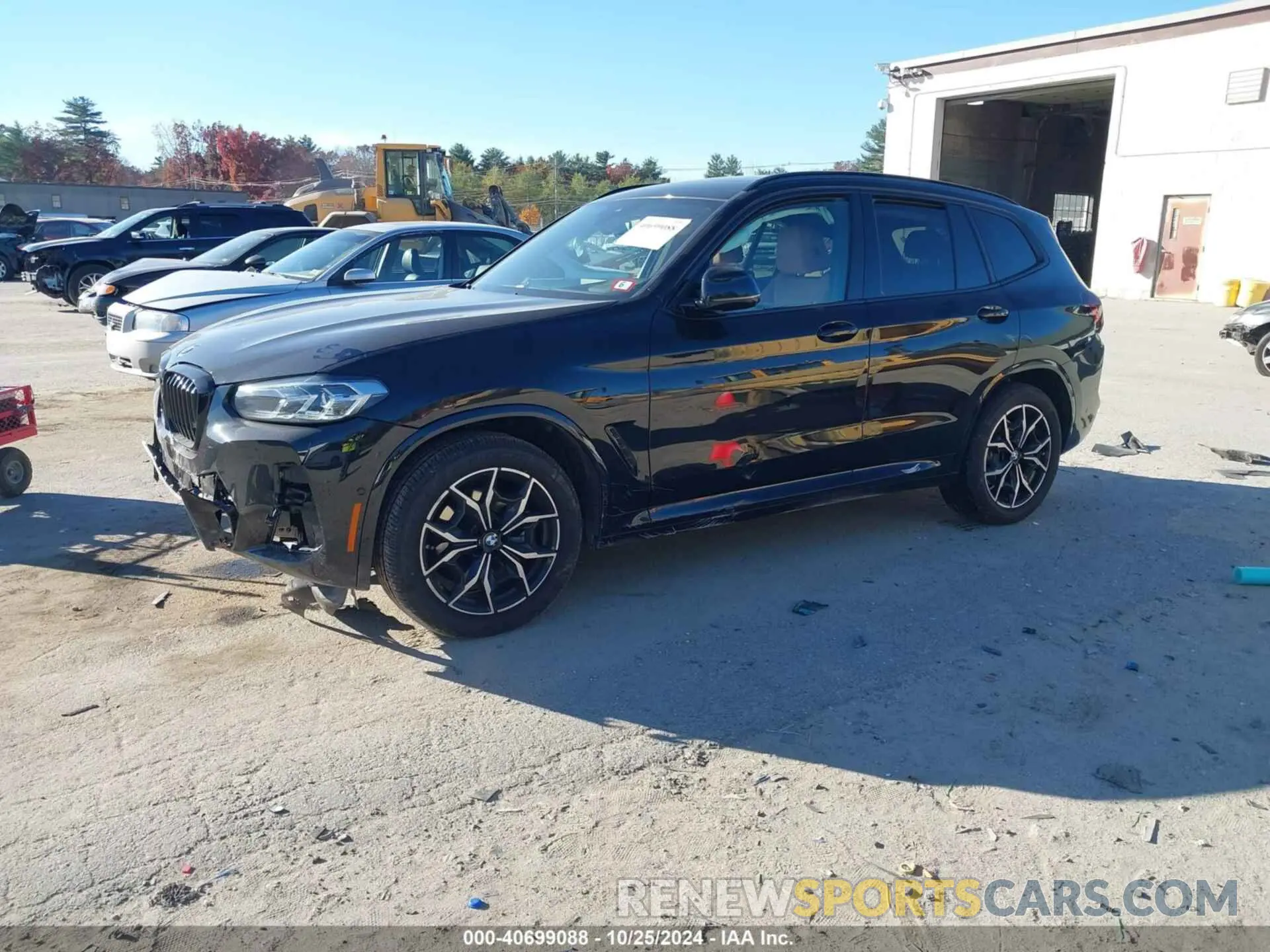 2 Photograph of a damaged car 5UX53DP04P9S20059 BMW X3 2023