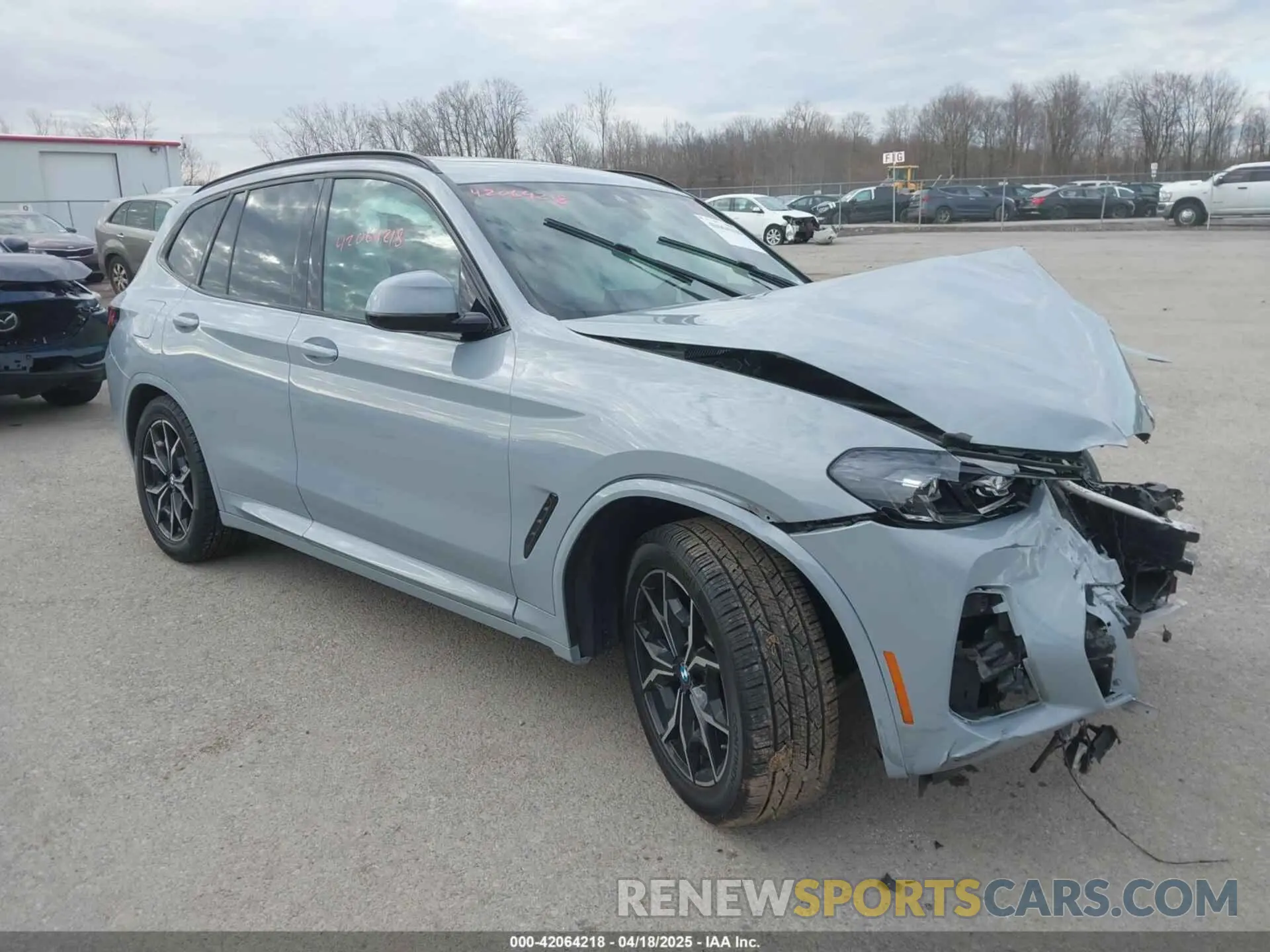 1 Фотография поврежденного автомобиля 5UX53DP06P9P05626 BMW X3 2023